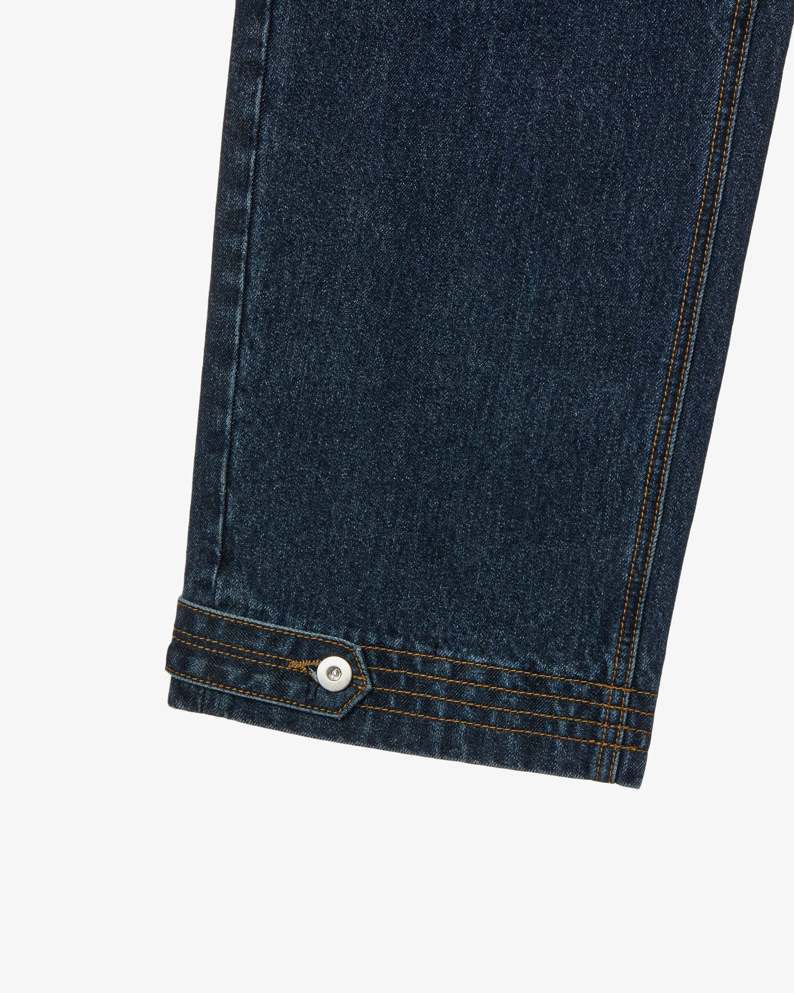 CURVE DENIM PANTS [DARK BLUE]
