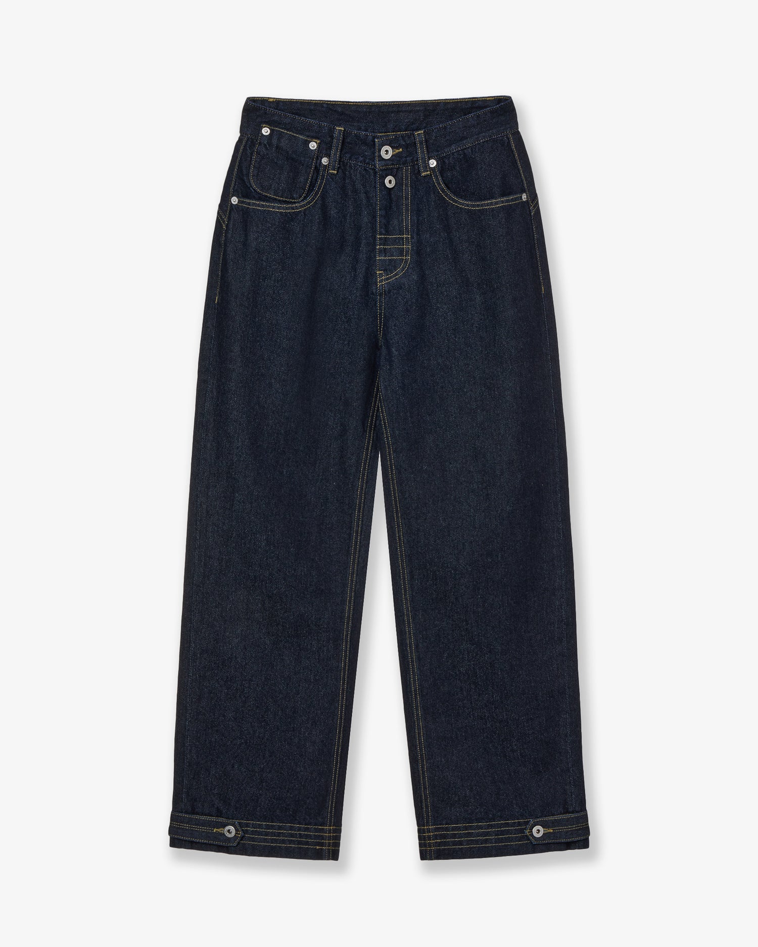 CURVE DENIM PANTS [INDIGO]