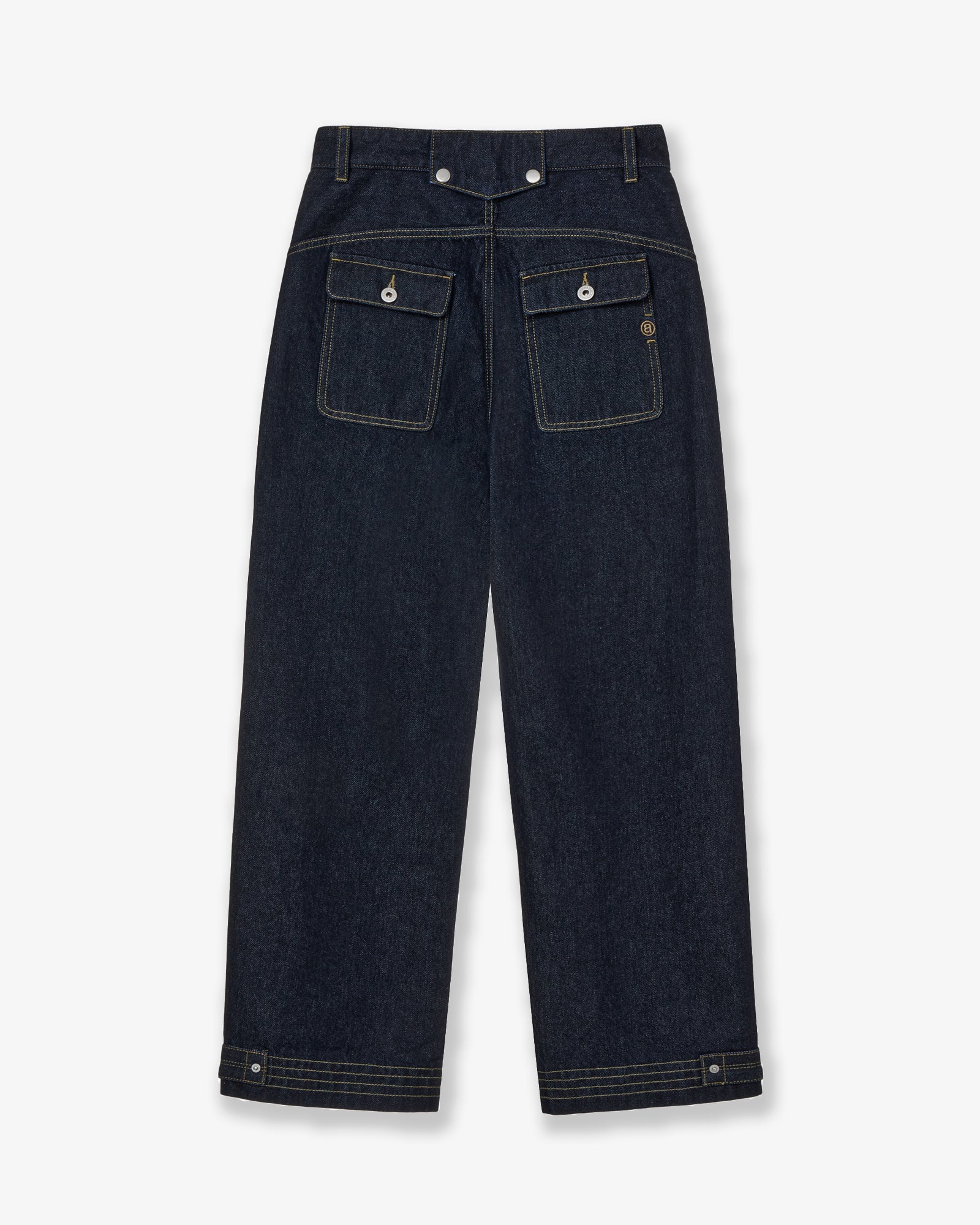 CURVE DENIM PANTS [INDIGO]