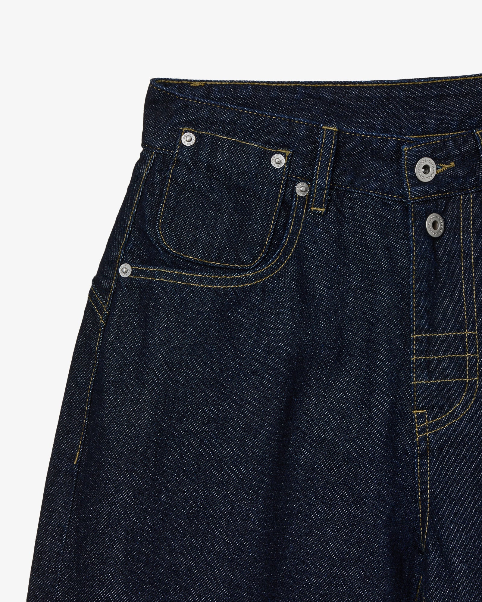 CURVE DENIM PANTS [INDIGO]