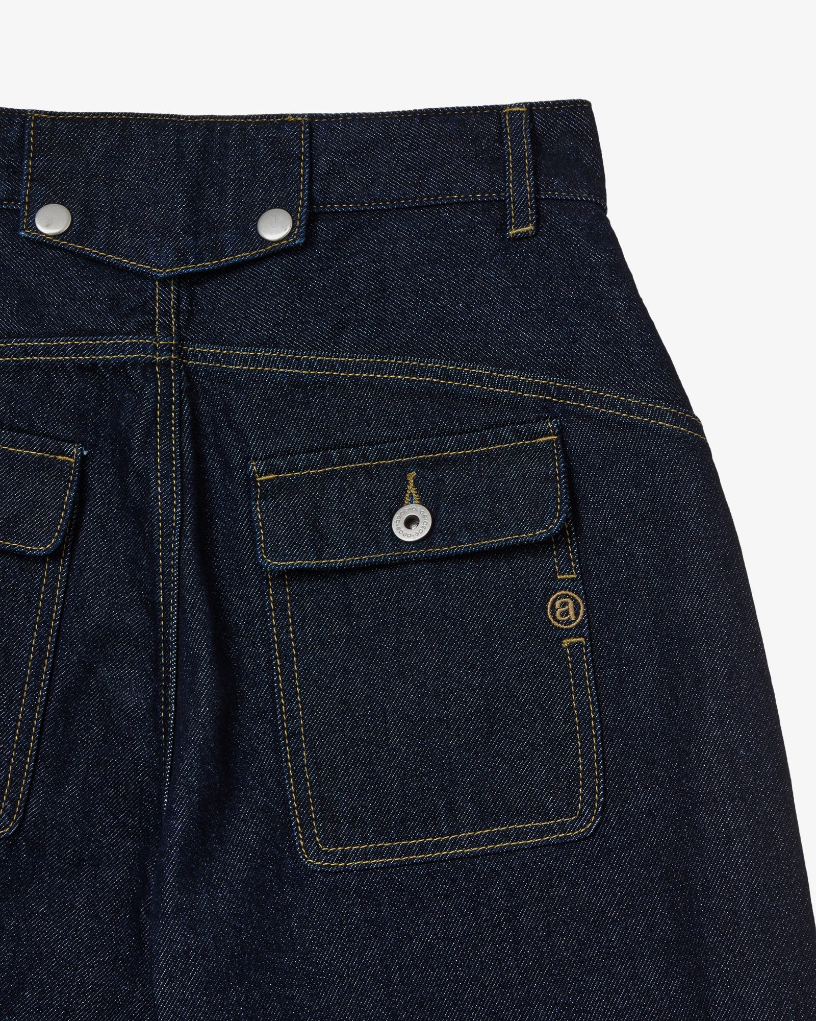 CURVE DENIM PANTS [INDIGO]