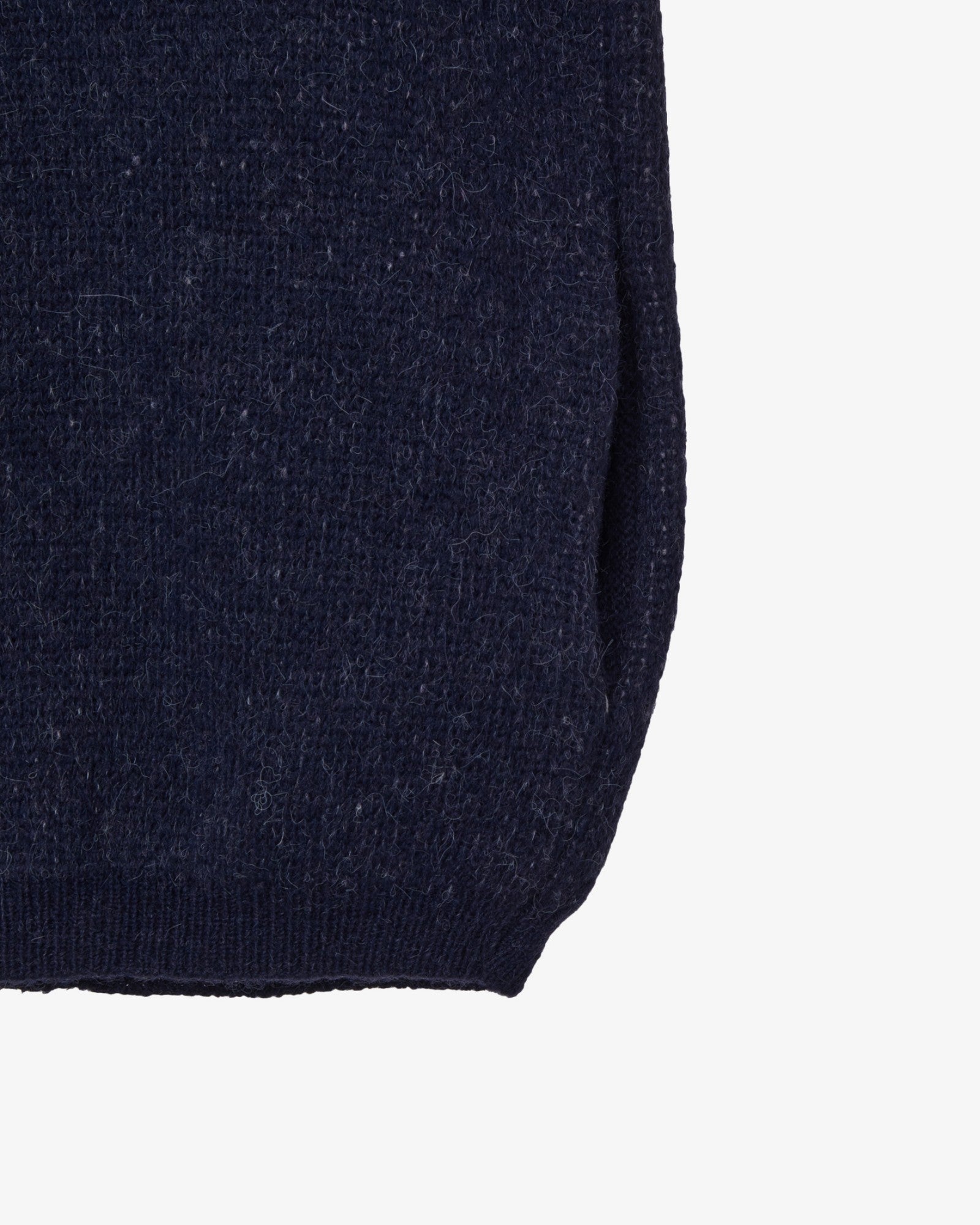 DAISY KNIT HOODIE [NAVY]