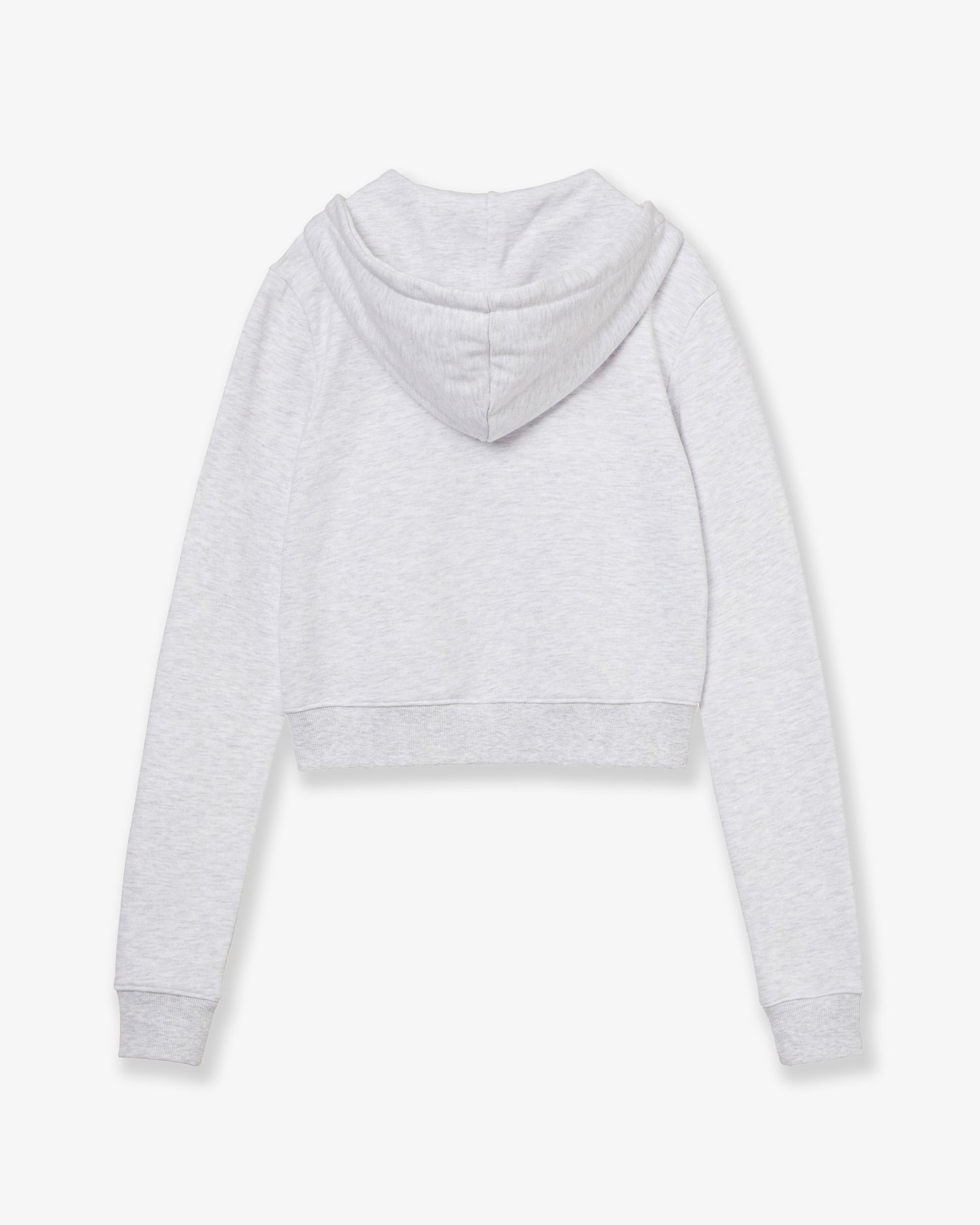 DOT SMALL LETTER CROP HOOD ZIP UP [LIGHT GREY/CAMO]