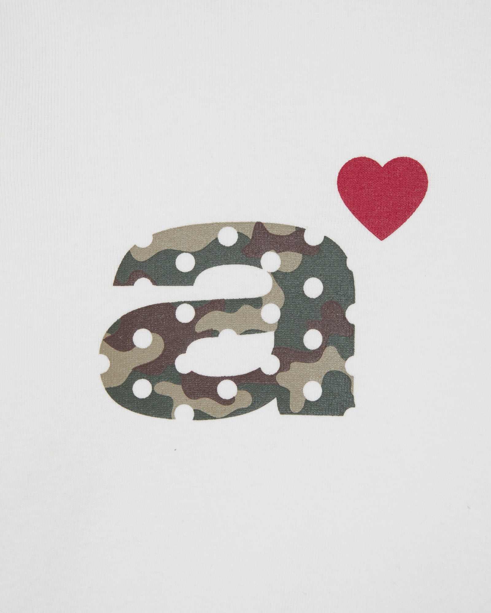 DOT SMALL LETTER L/S [WHITE/CAMO]