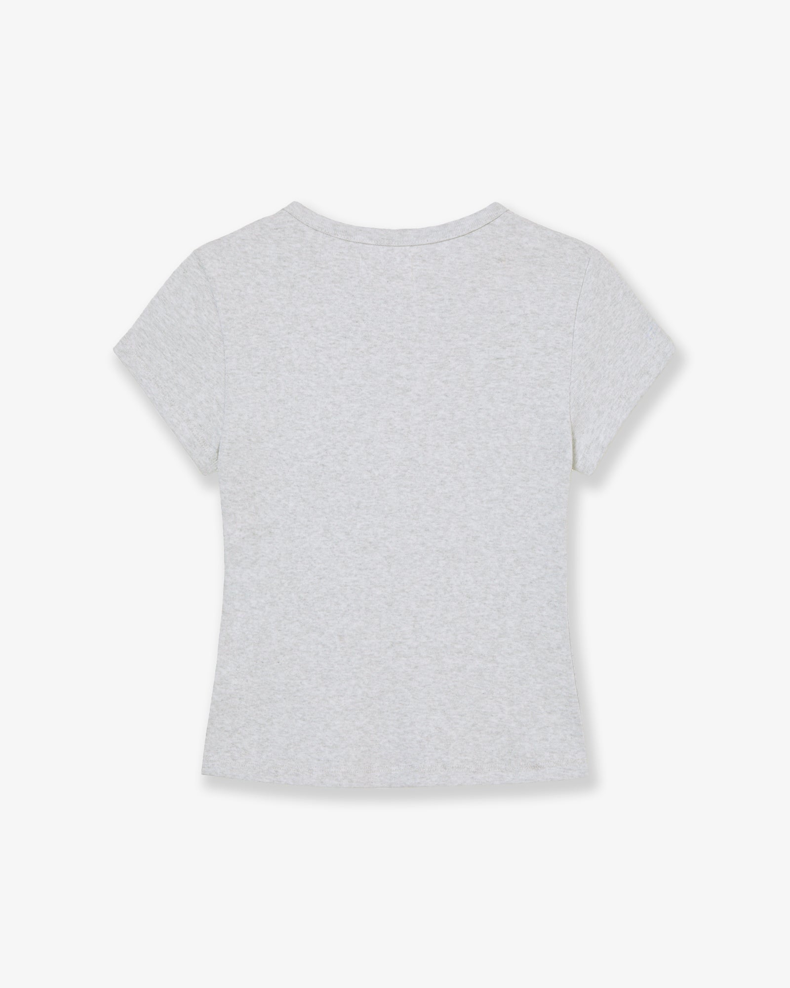 DOT SMALL LETTER TEE [LIGHT GREY/CAMO]