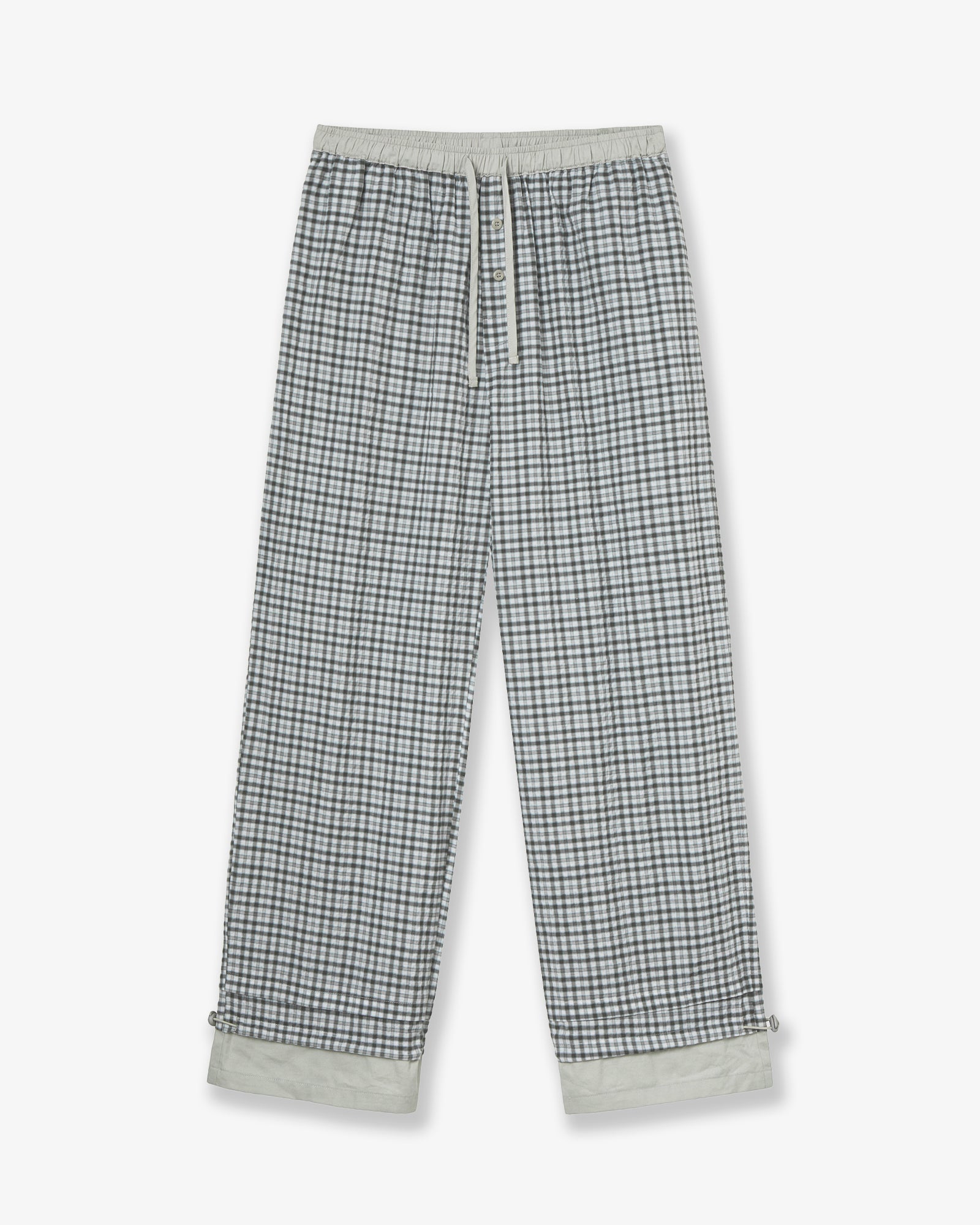 DRAWSTRING PAJAMA PANTS [GREY]