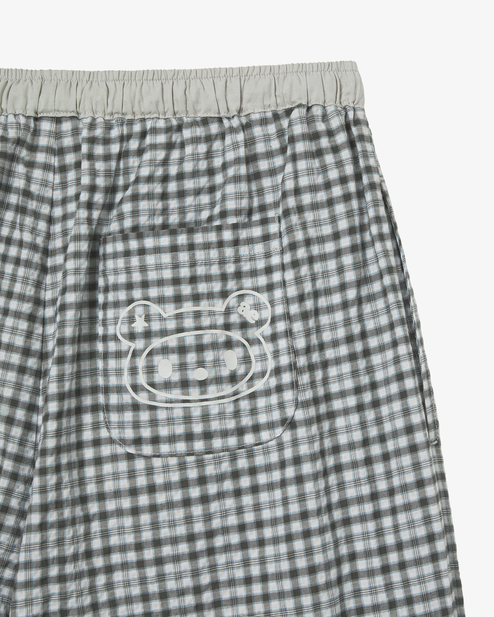 DRAWSTRING PAJAMA PANTS [GREY]