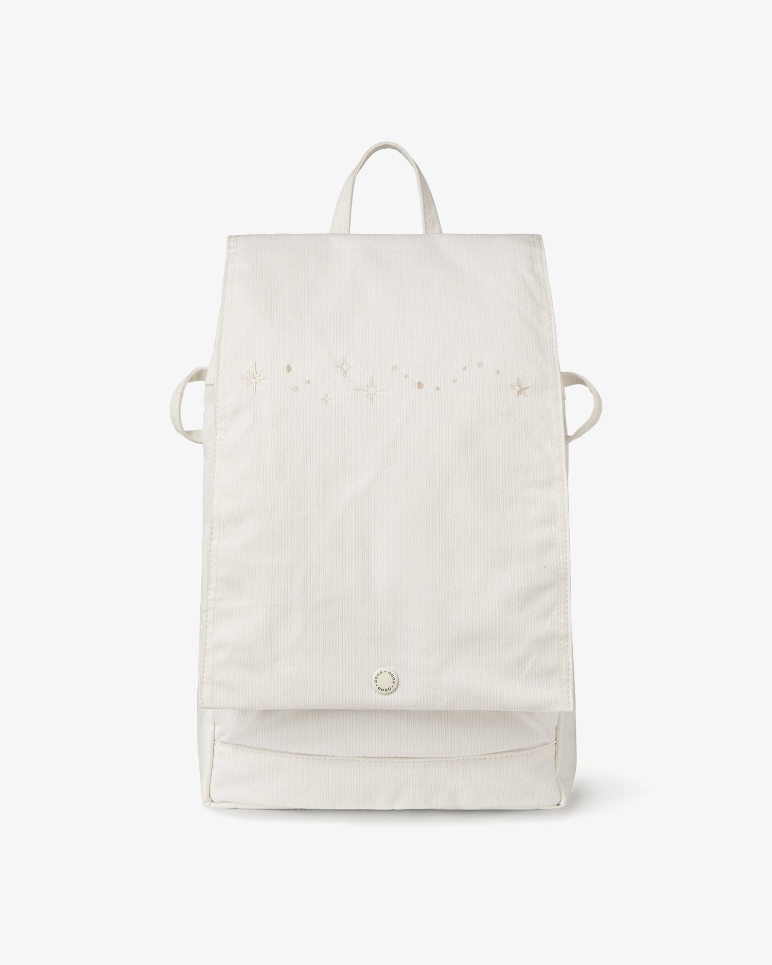 FLAP COVER BACKPACK [WHITE]