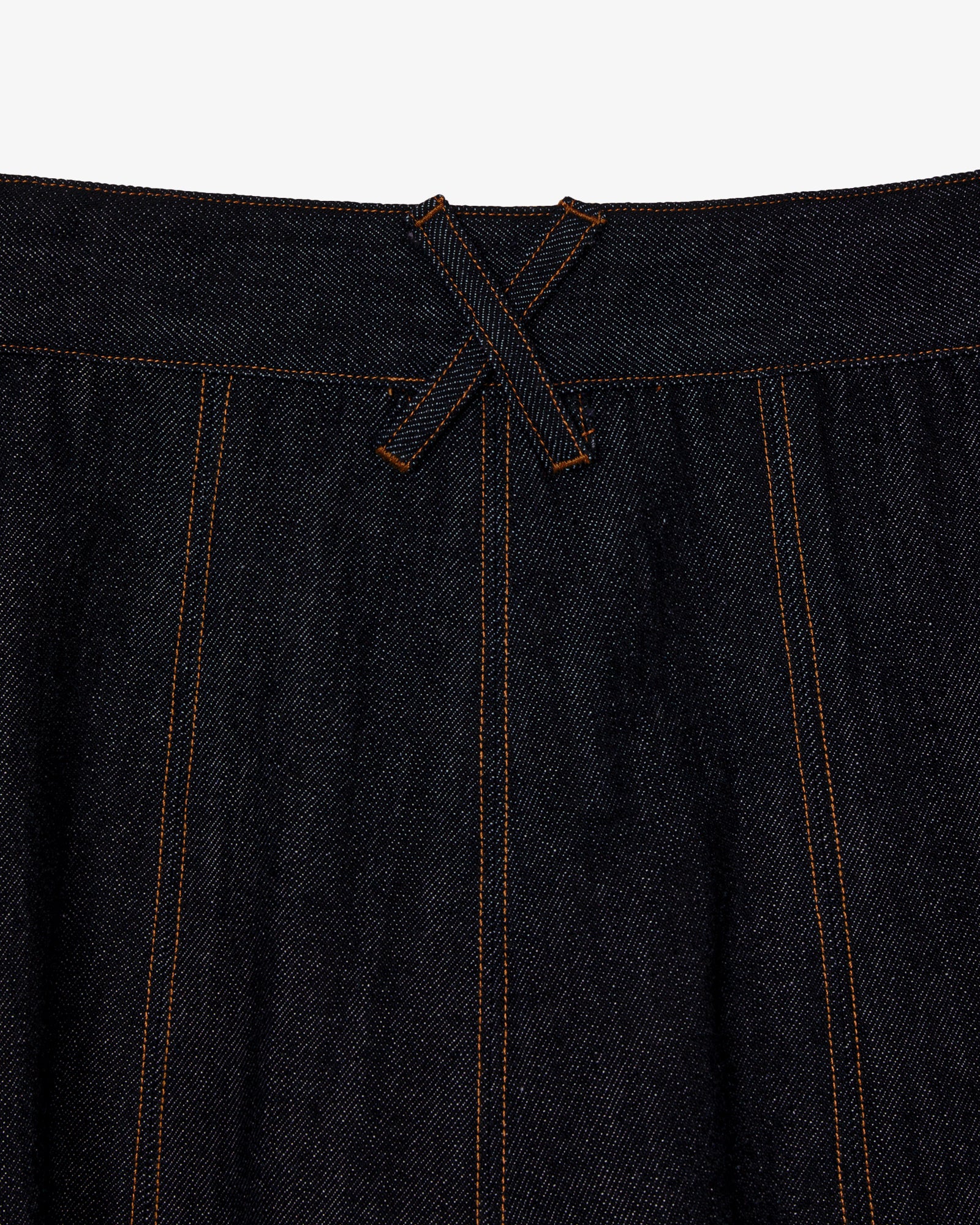 FLARE DENIM SKIRT [INDIGO]