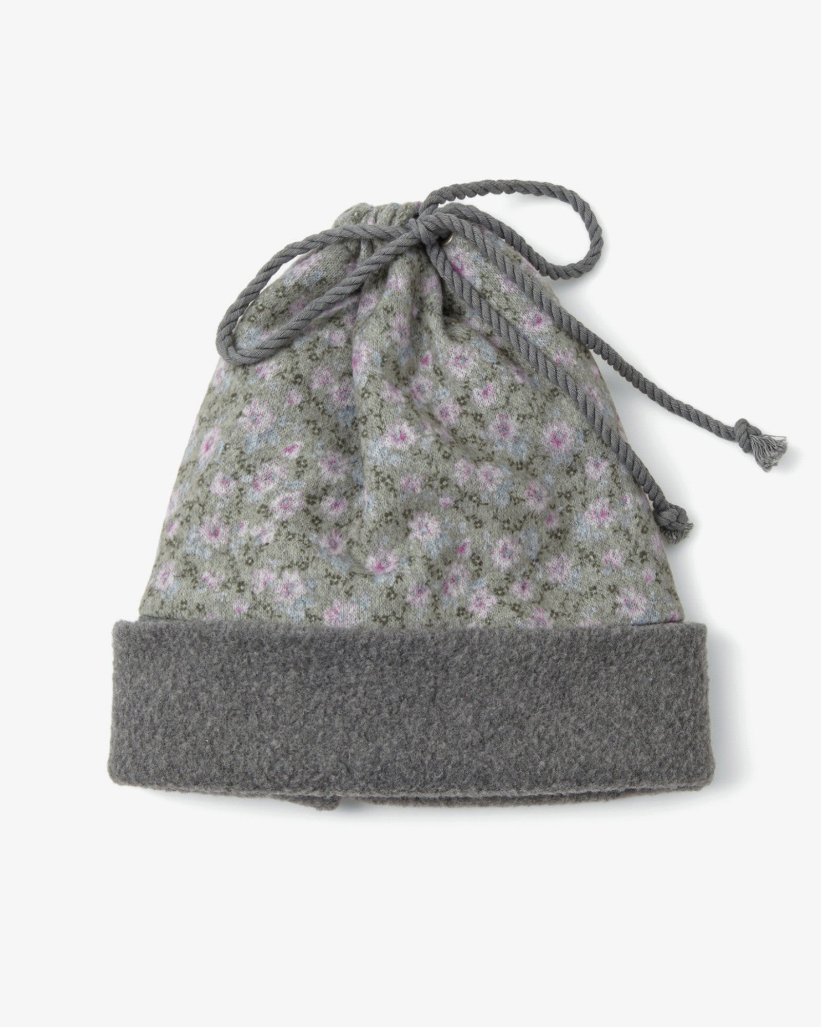 FLEECE NECK WARMER BEANIE [KHAKI]