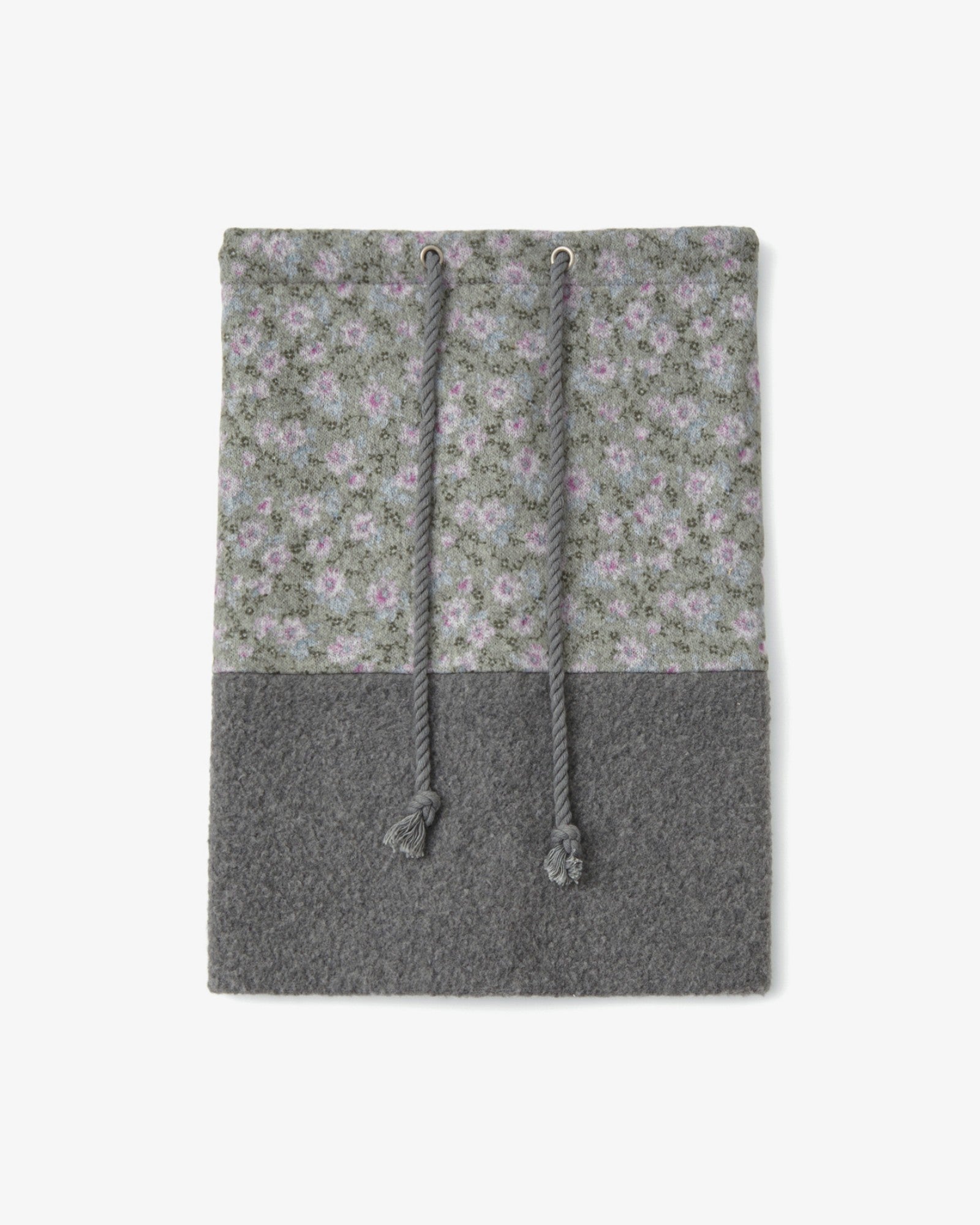FLEECE NECK WARMER BEANIE [KHAKI]