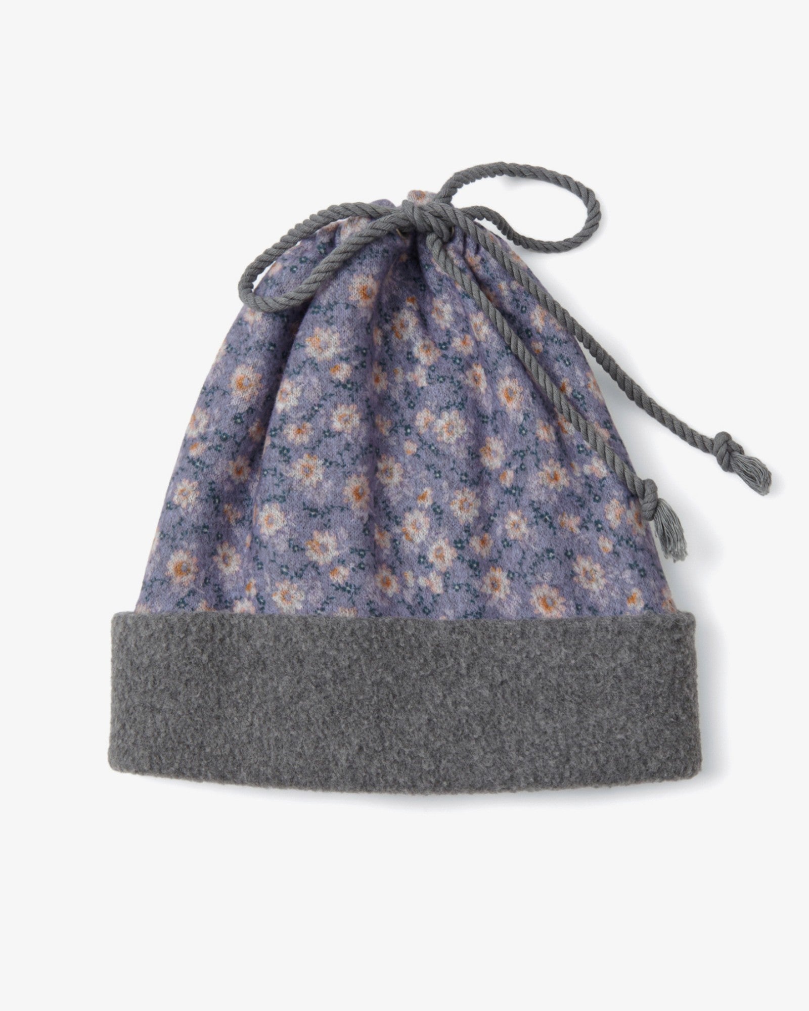 FLEECE NECK WARMER BEANIE [PURPLE]
