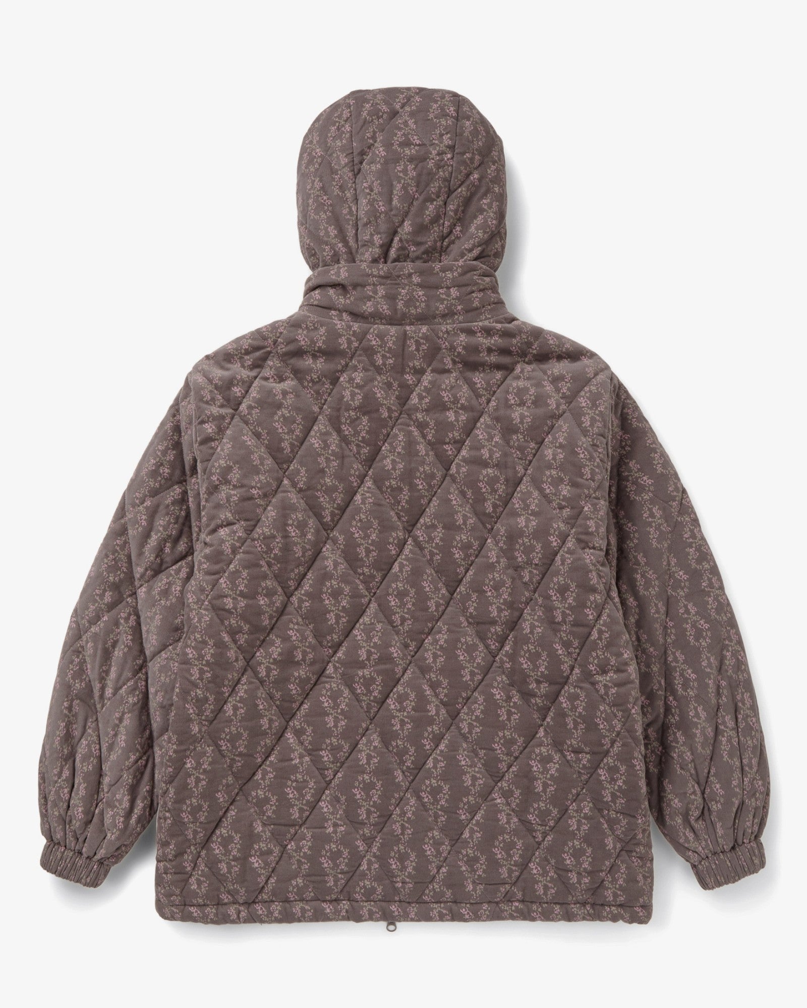 FLOWER QUILTED JACKET [PURPLE]