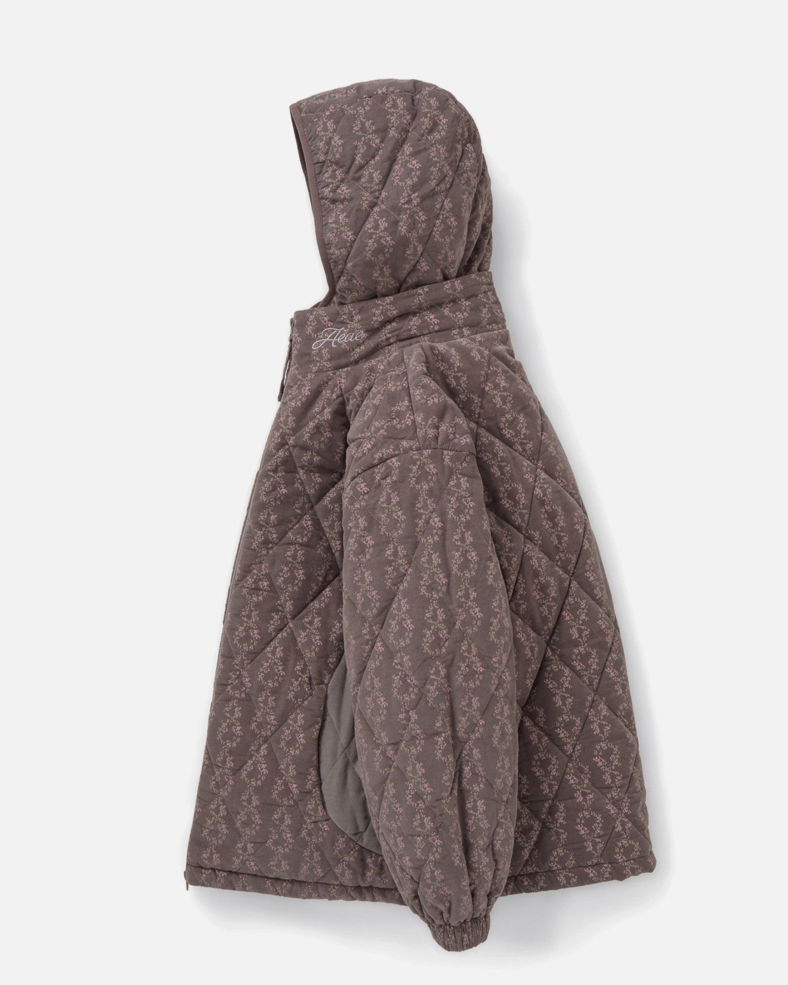 FLOWER QUILTED JACKET [PURPLE]