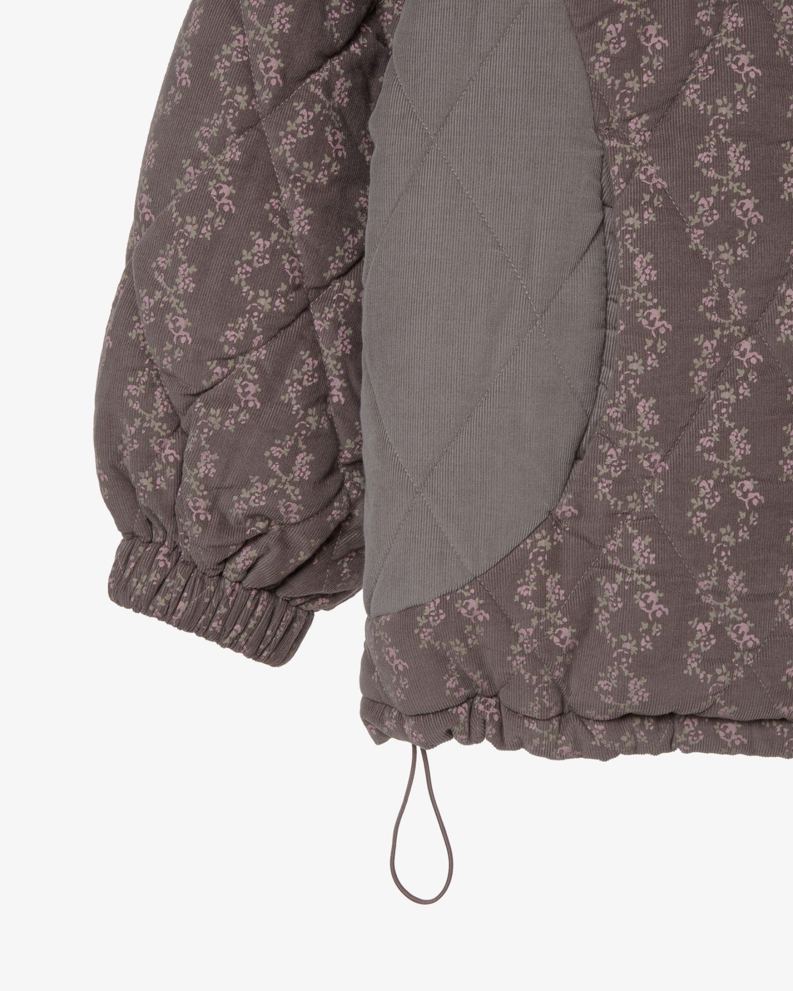 FLOWER QUILTED JACKET [PURPLE]