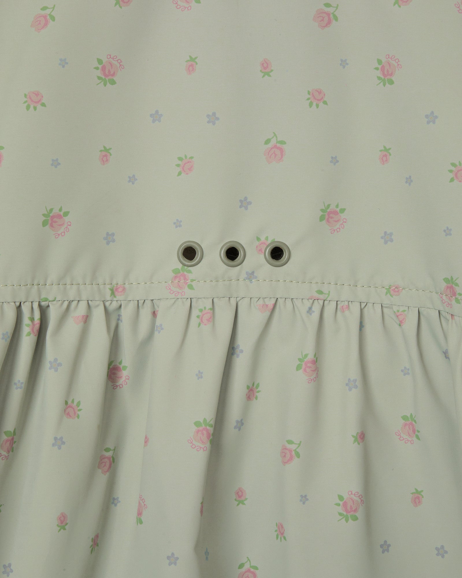 FLOWER WINDBREAKER JACKET [KHAKI]