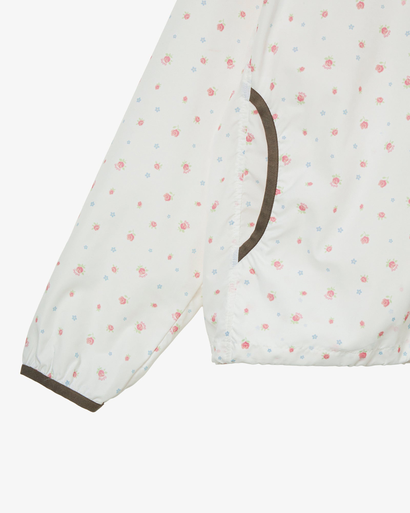 FLOWER WINDBREAKER JACKET [WHITE]