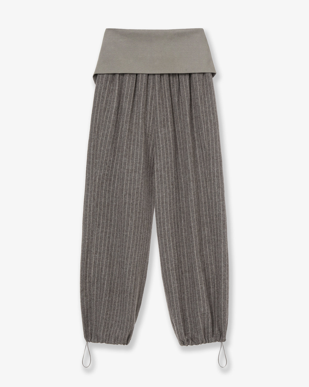 FOLDED EASY PANTS [BEIGE]