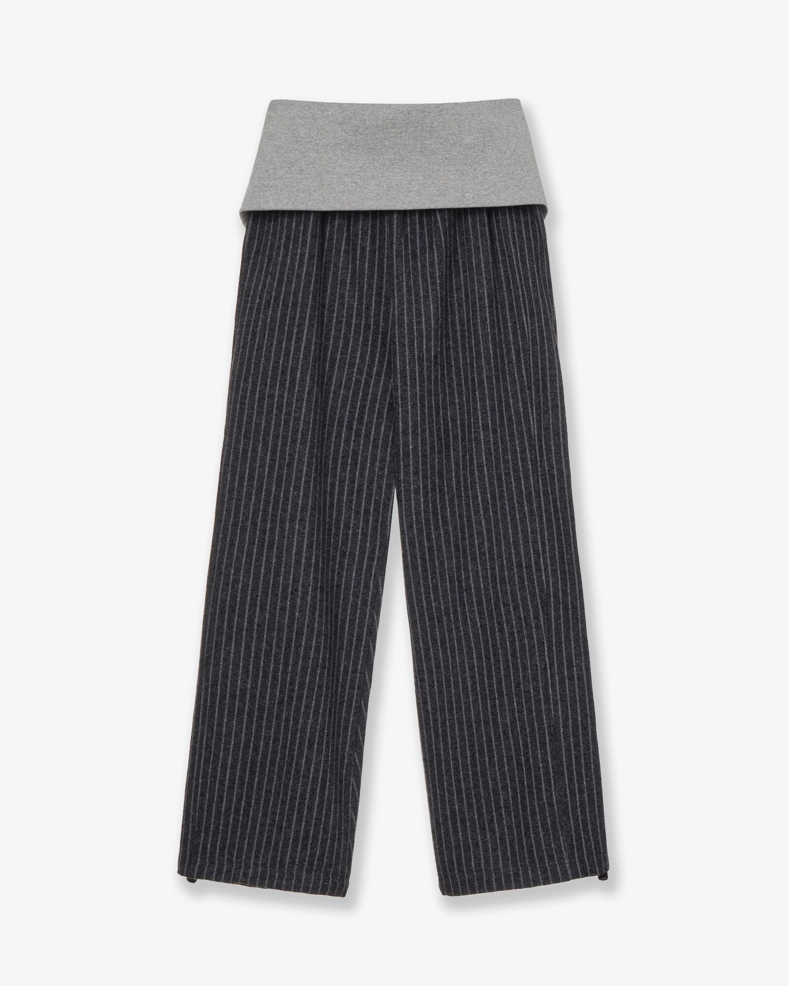 FOLDED EASY PANTS [CHARCOAL]