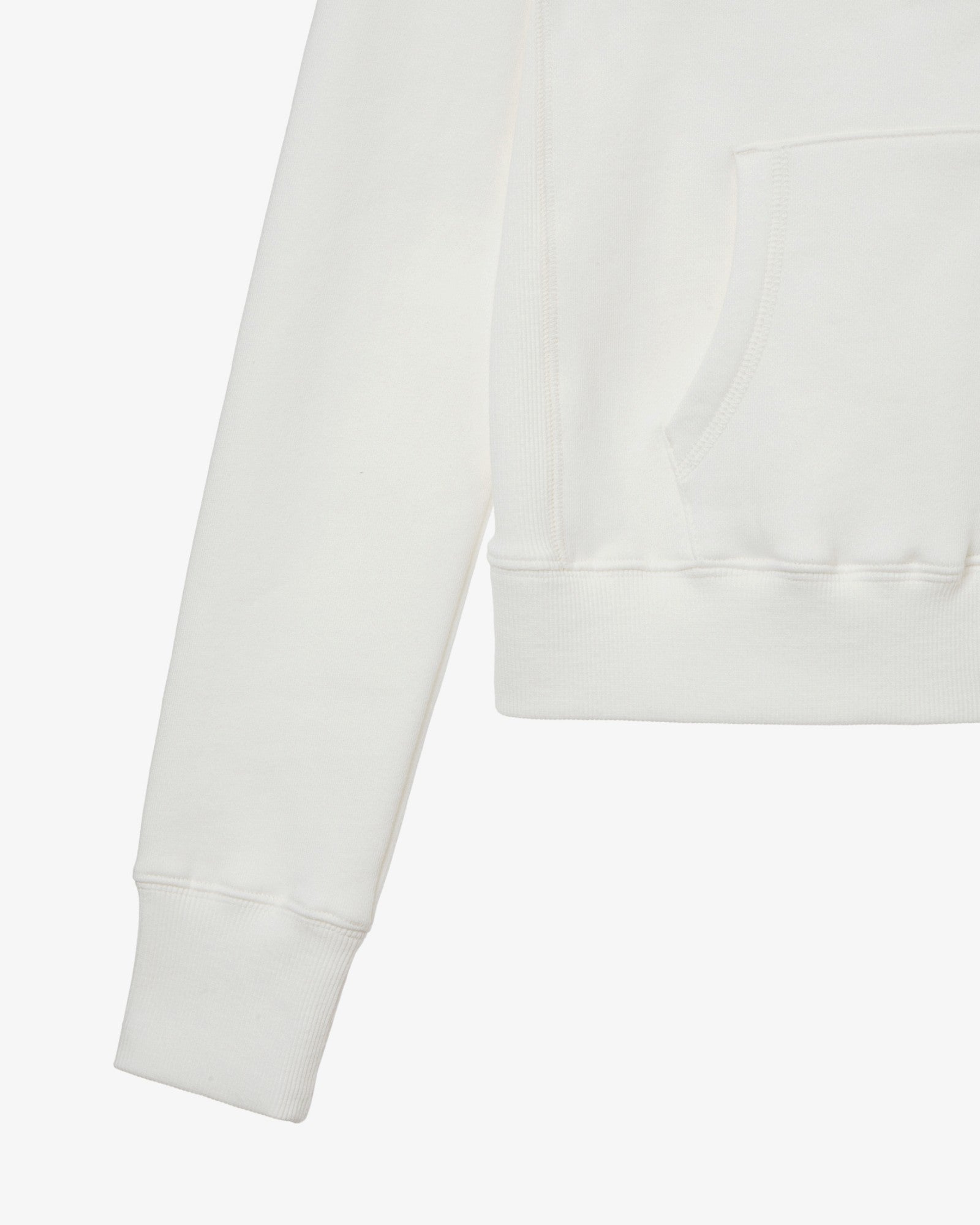 FUR DOT SMALL LETTER HOOD ZIP UP [IVORY]