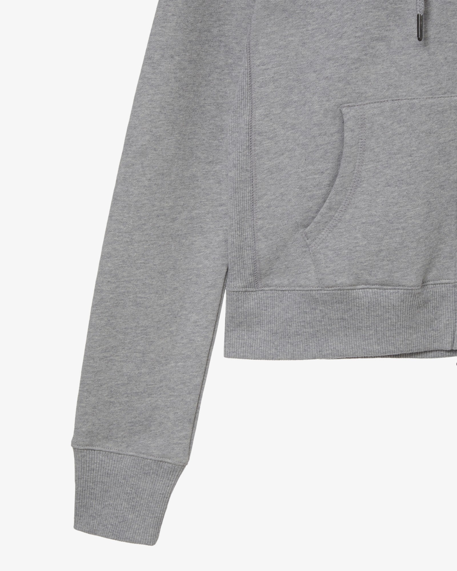 FUR DOT SMALL LETTER HOOD ZIP UP [MELANGE GREY]