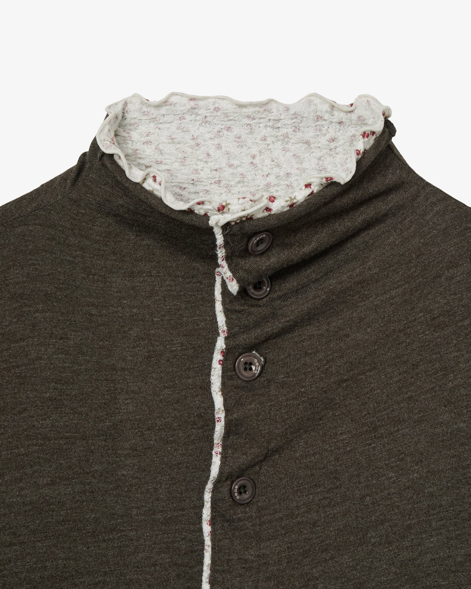 LAYERED CARDIGAN [KHAKI]