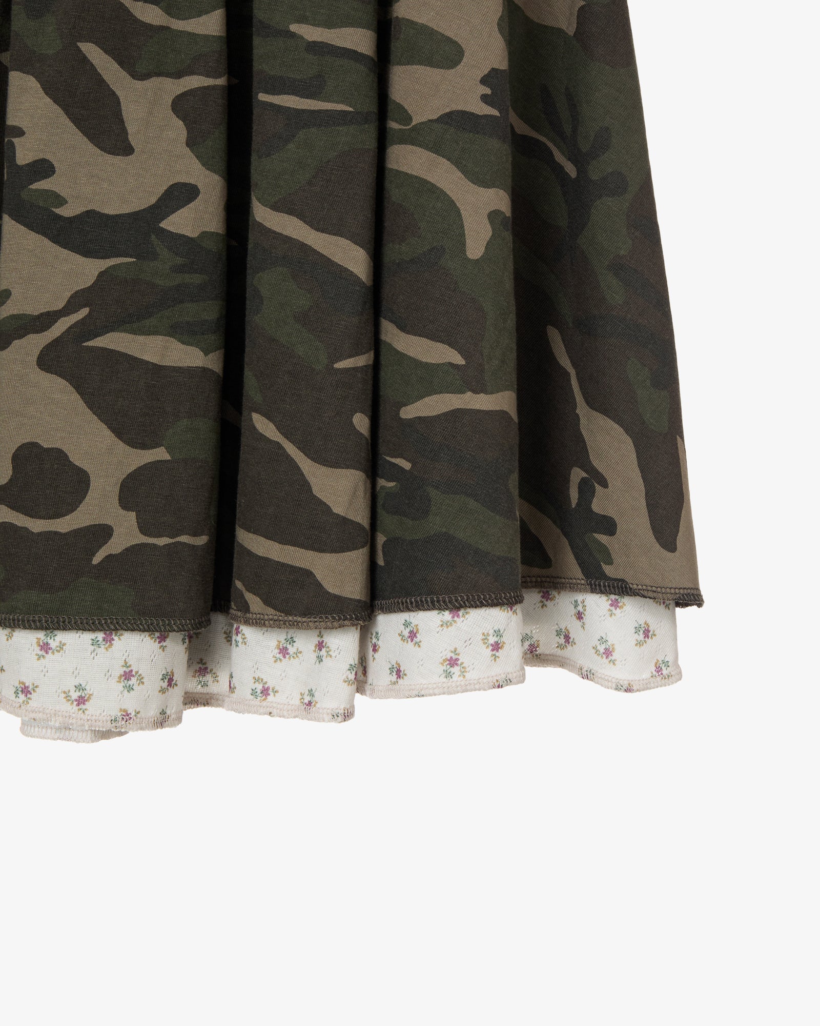 LAYERED SKIRT [CAMO]