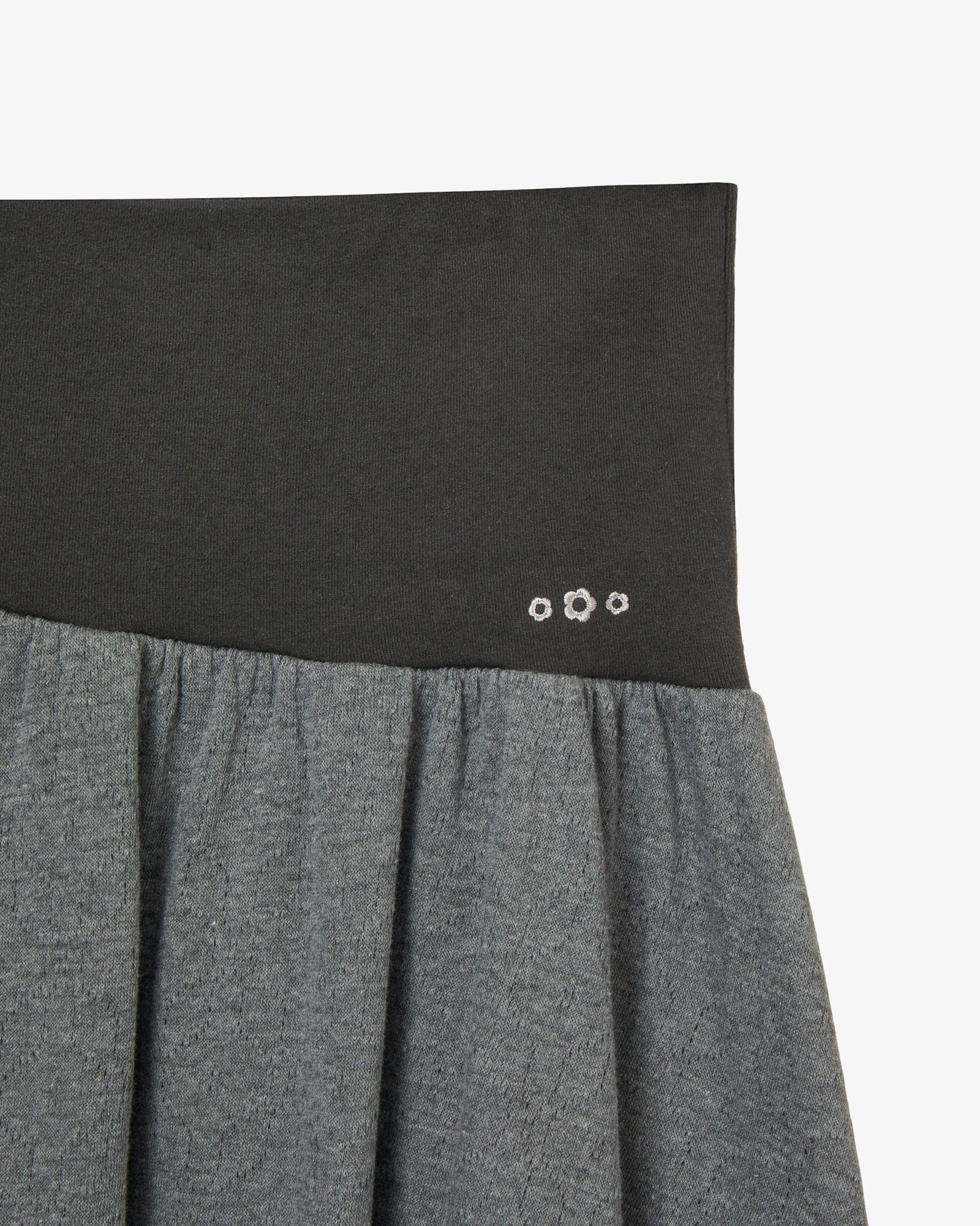 LAYERED SKIRT [CHARCOAL]