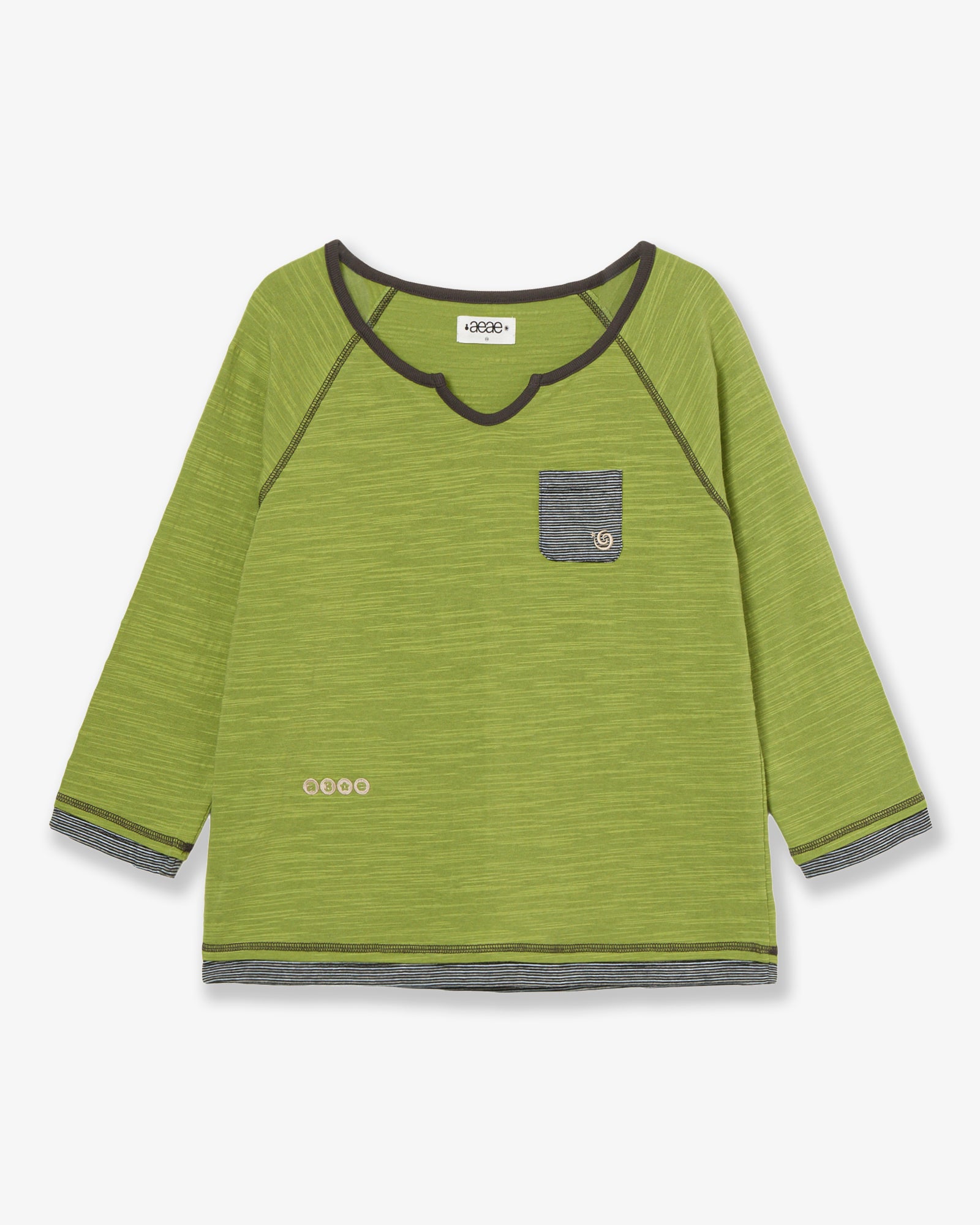LAYERED SLEEVE TEE [GREEN]