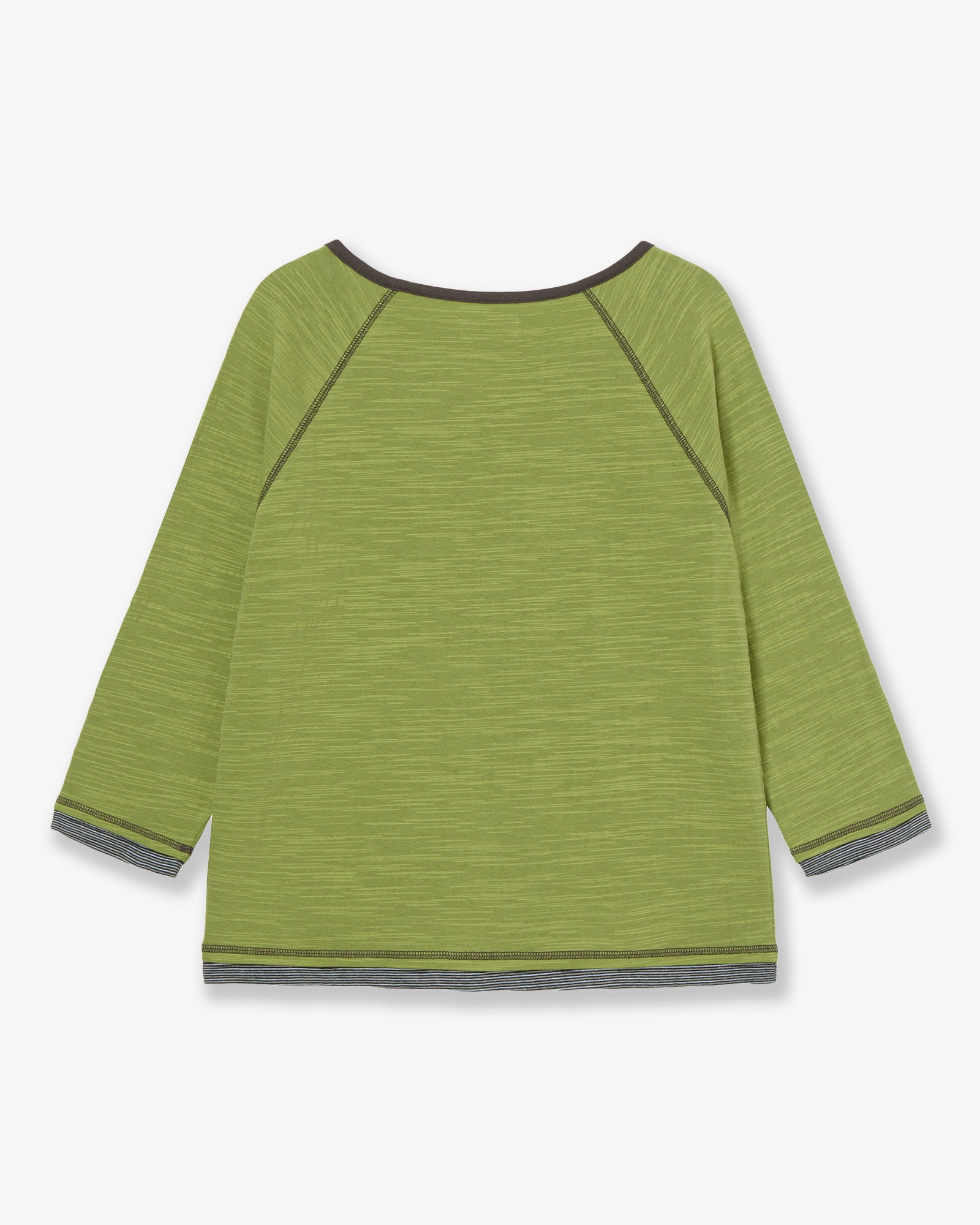 LAYERED SLEEVE TEE [GREEN]