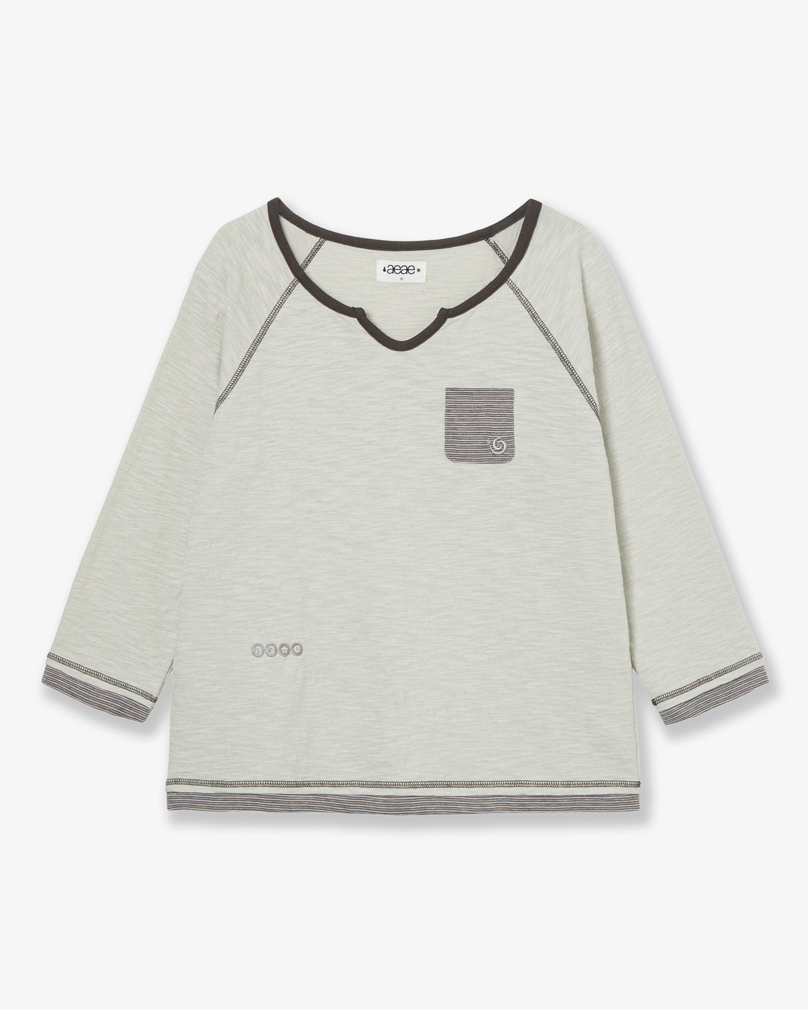 LAYERED SLEEVE TEE [IVORY]
