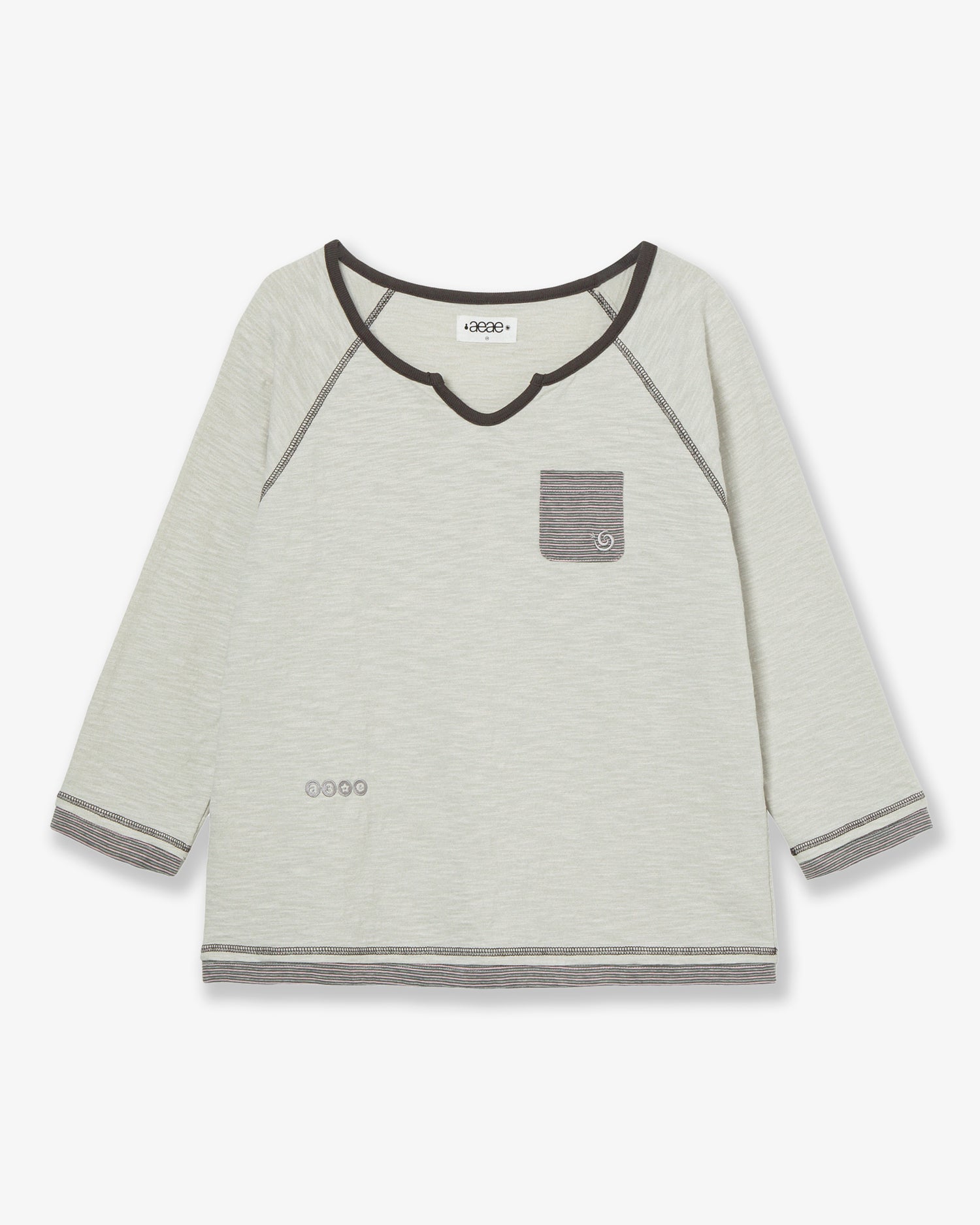 LAYERED SLEEVE TEE [IVORY]