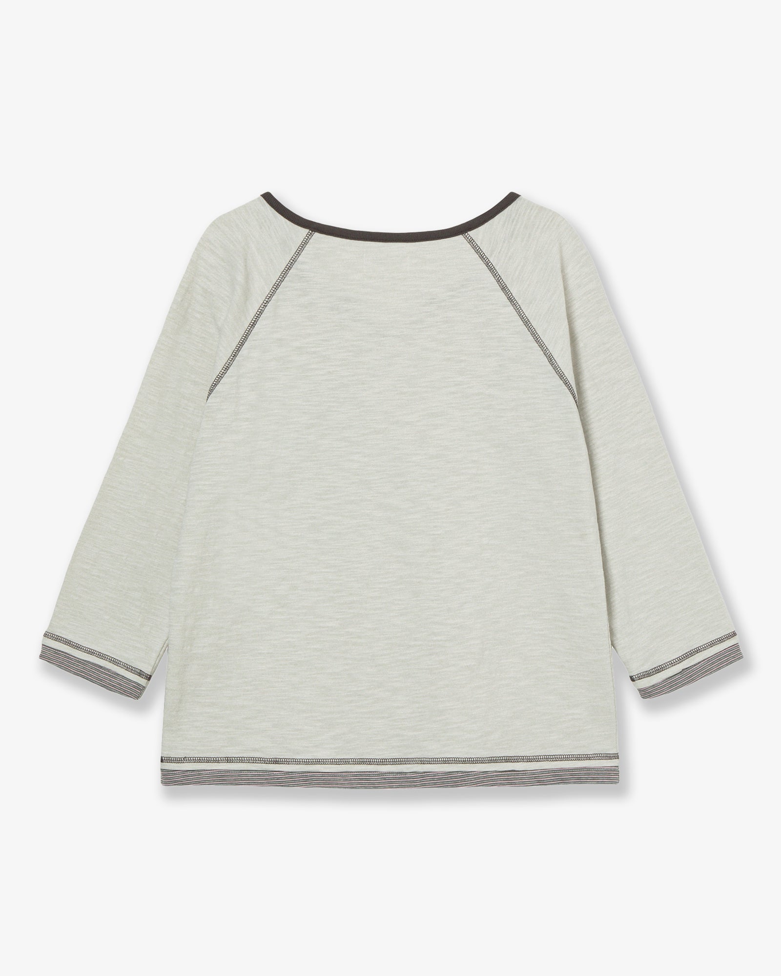LAYERED SLEEVE TEE [IVORY]