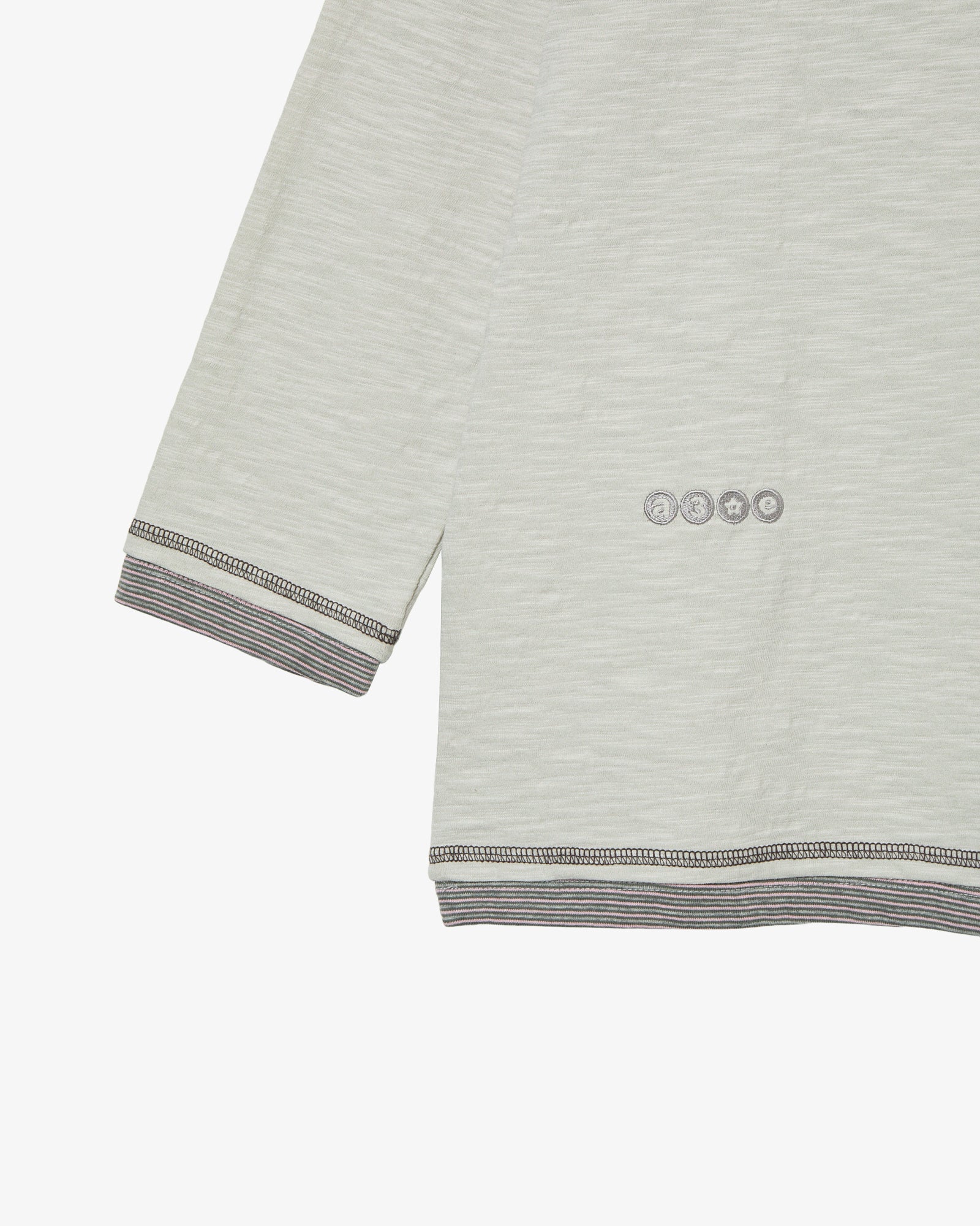 LAYERED SLEEVE TEE [IVORY]