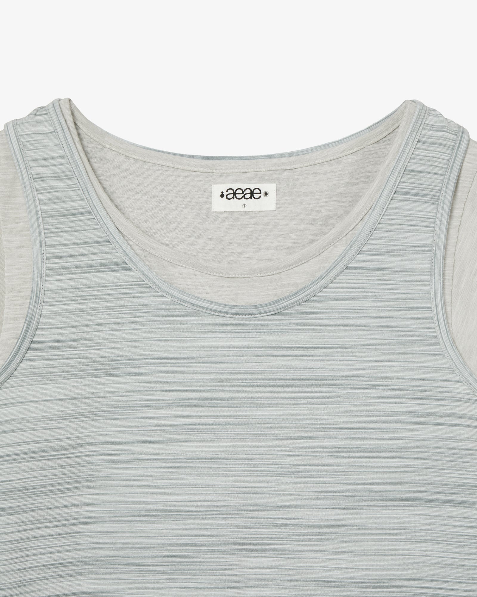 LAYERED TOP DRESS [GREY]