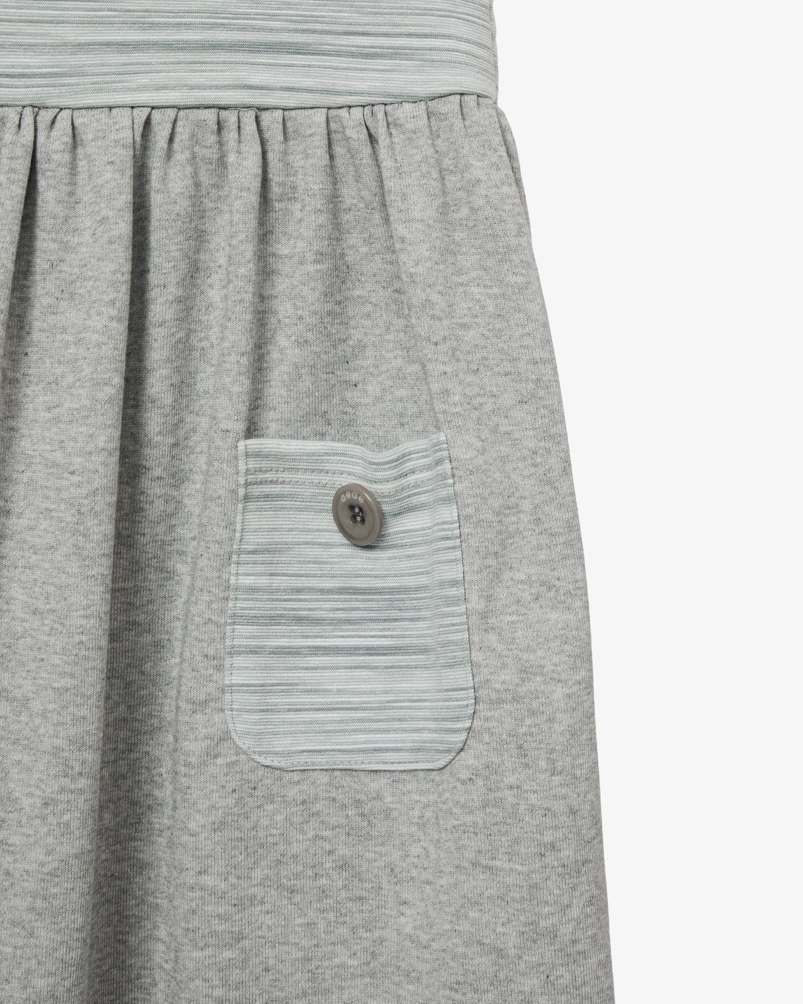 LAYERED TOP DRESS [GREY]