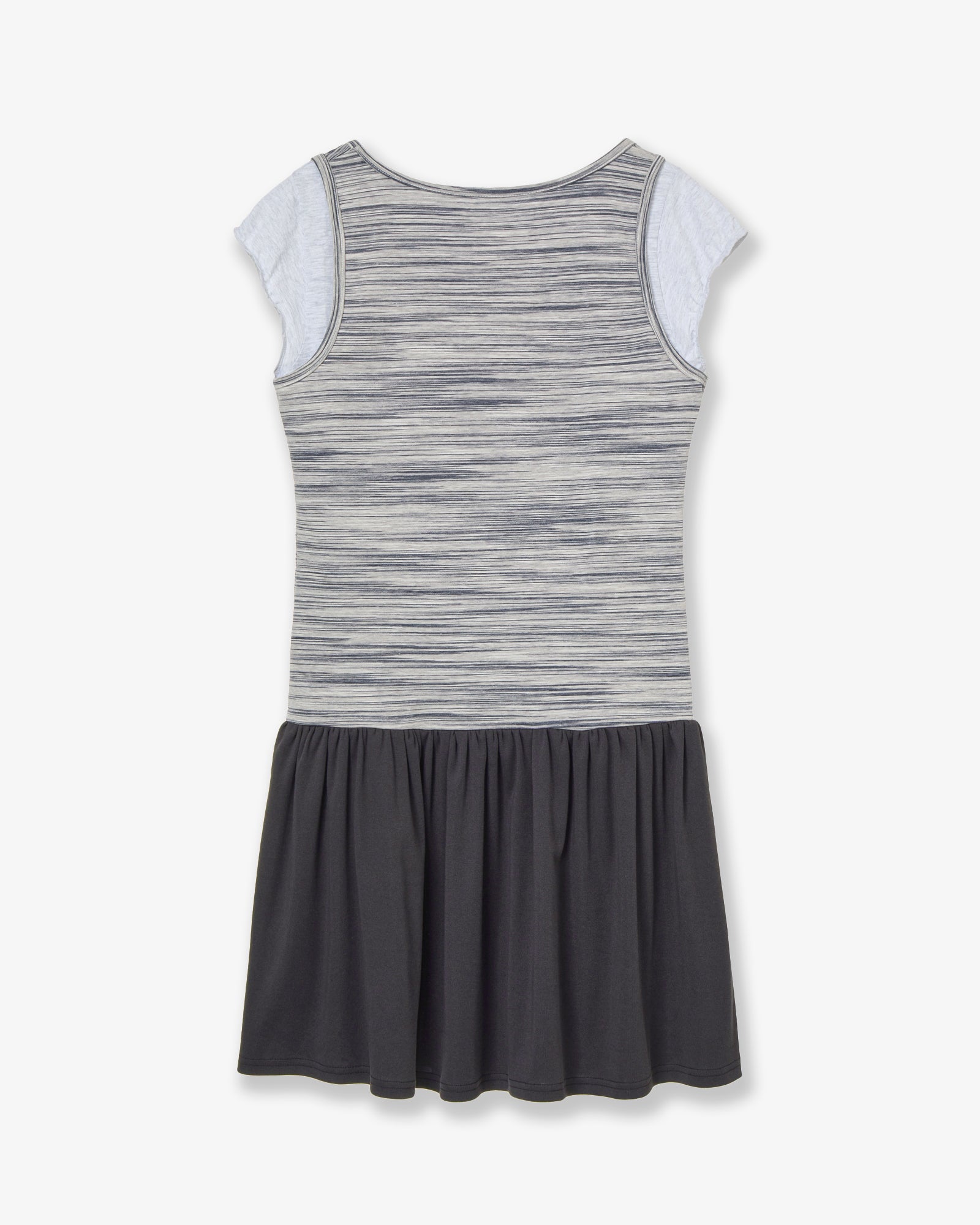 LAYERED TOP DRESS [NAVY]