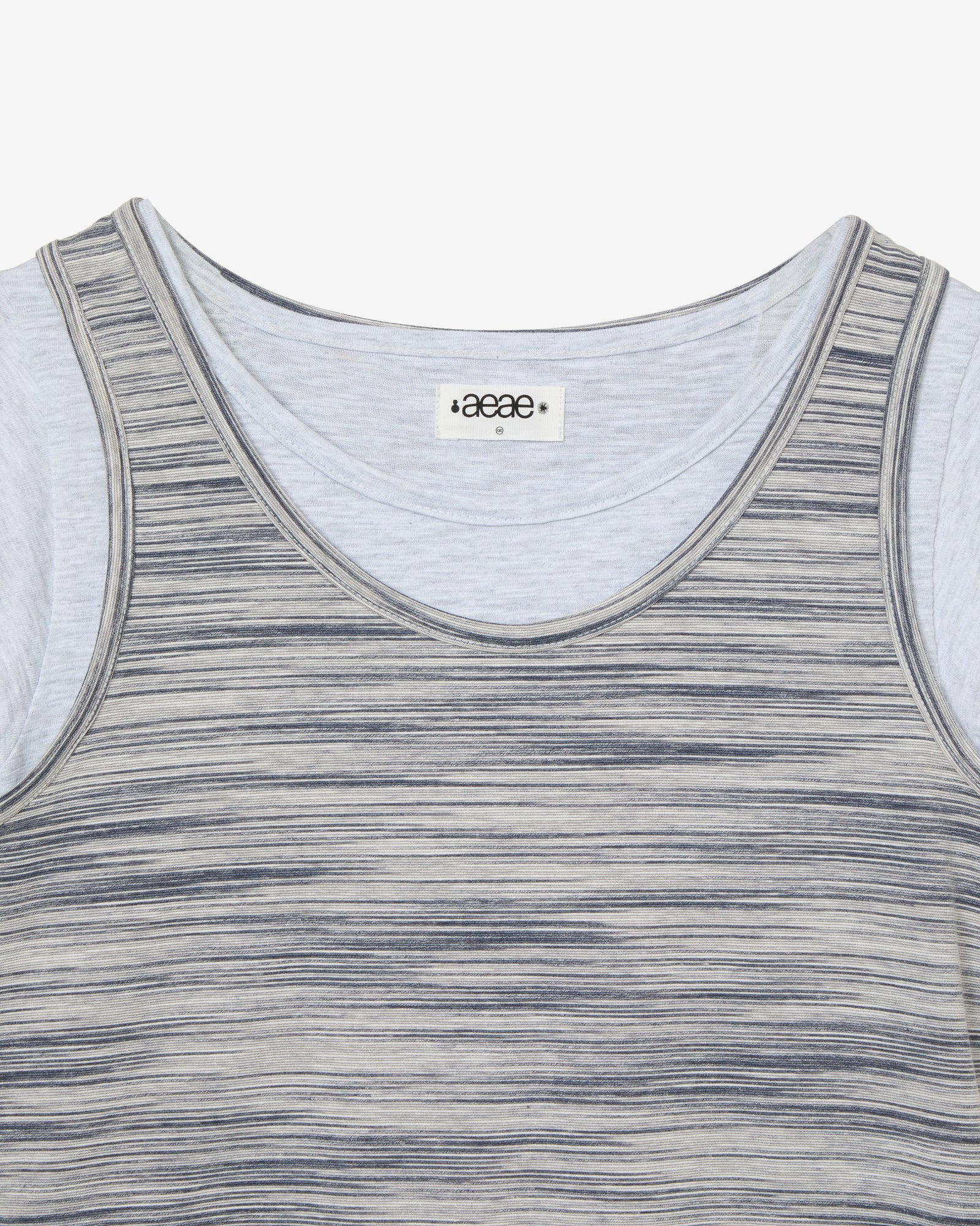 LAYERED TOP DRESS [NAVY]