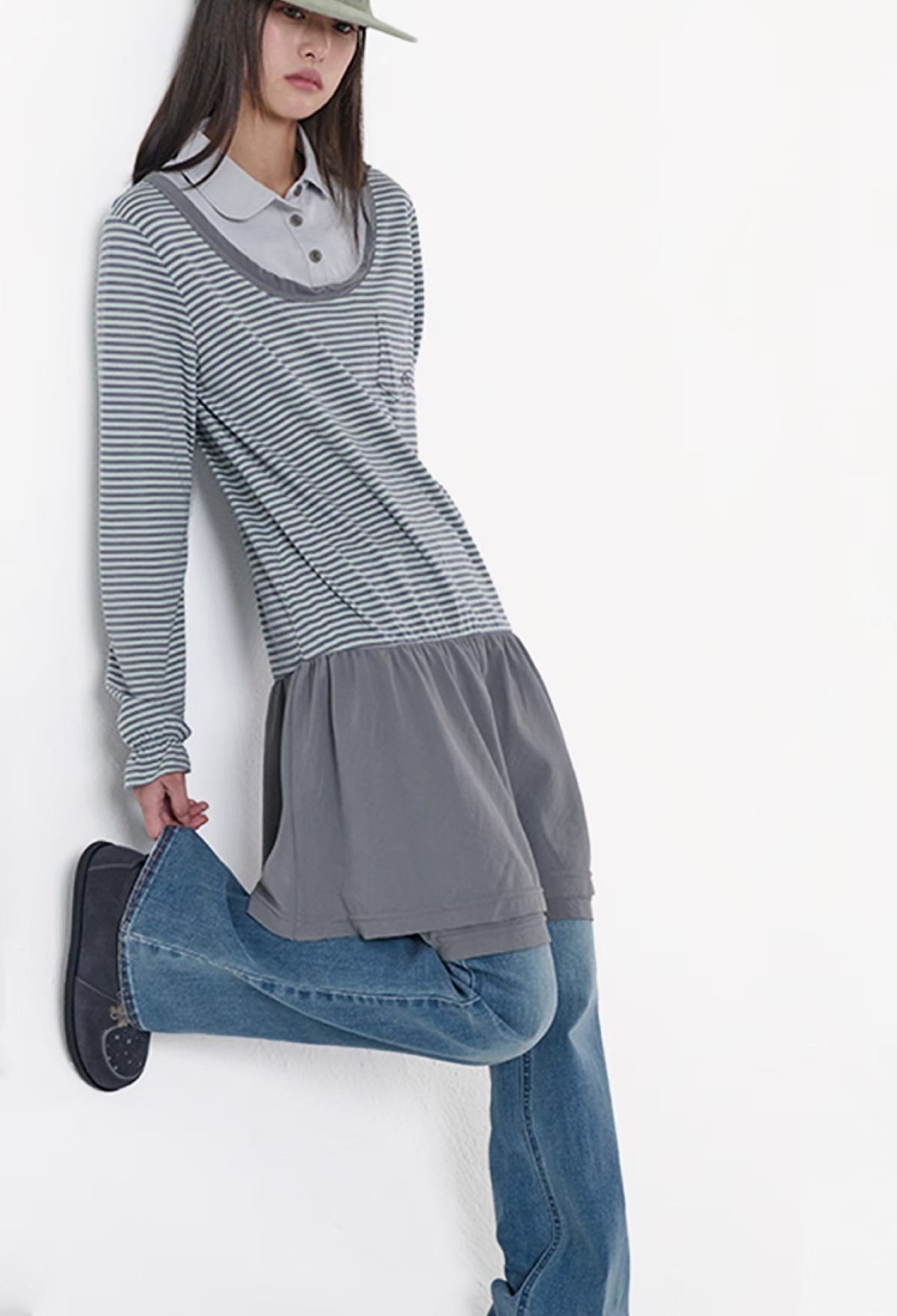 LAYERED ONE PIECE [MINT]