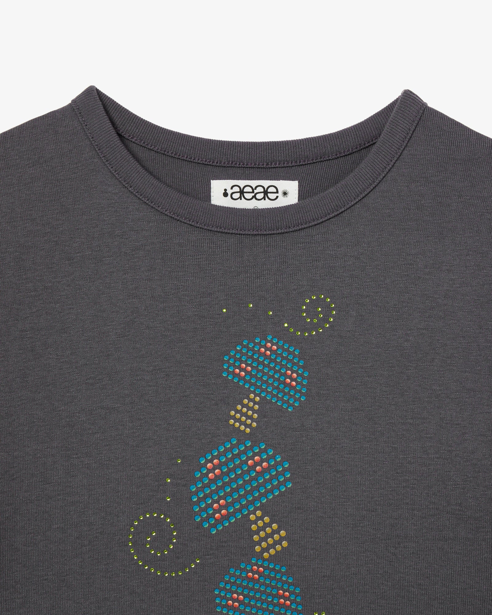 MUSHROOM HOTFIX TEE [CHARCOAL]