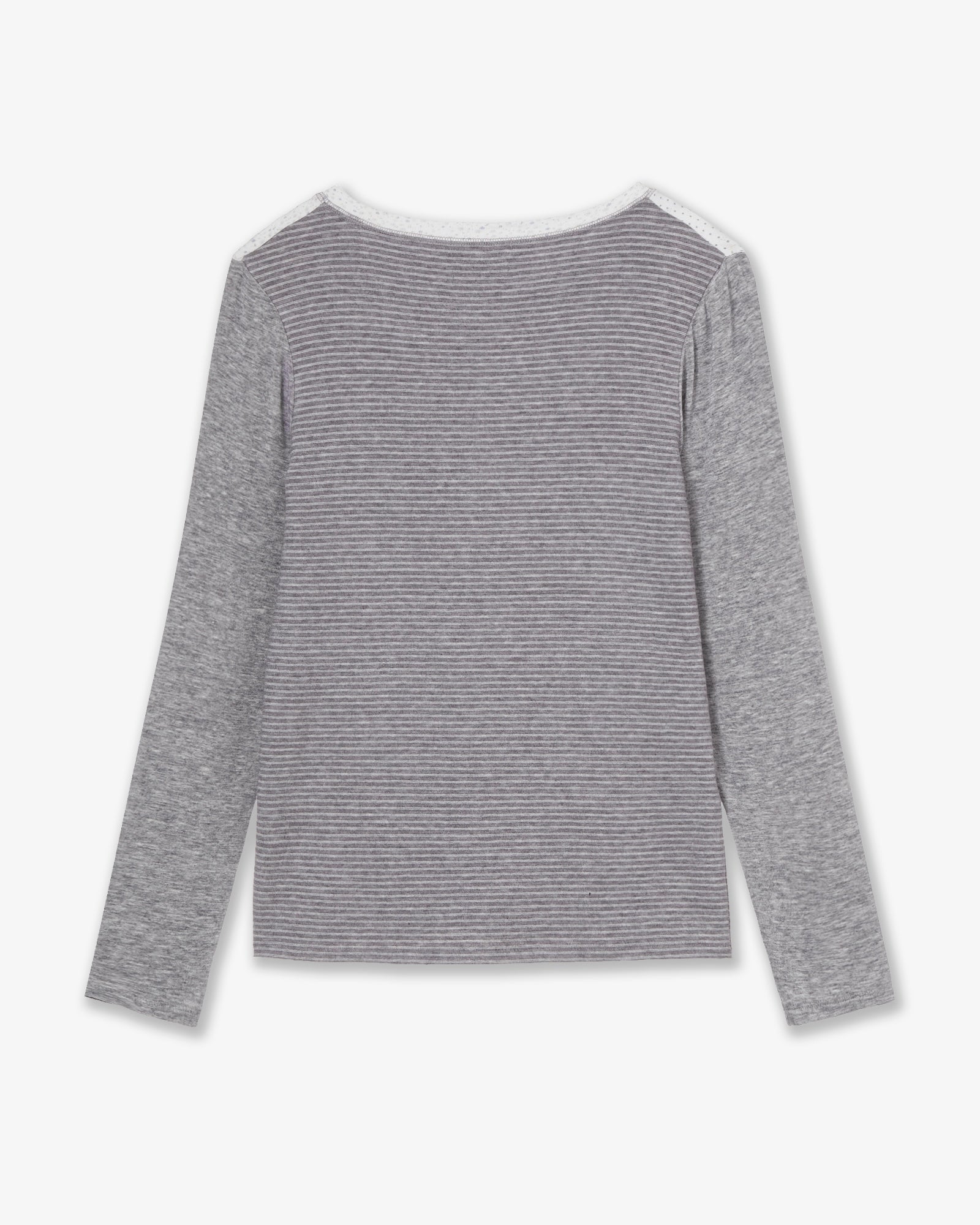 PATTERN BLOCK TEE [GREY]