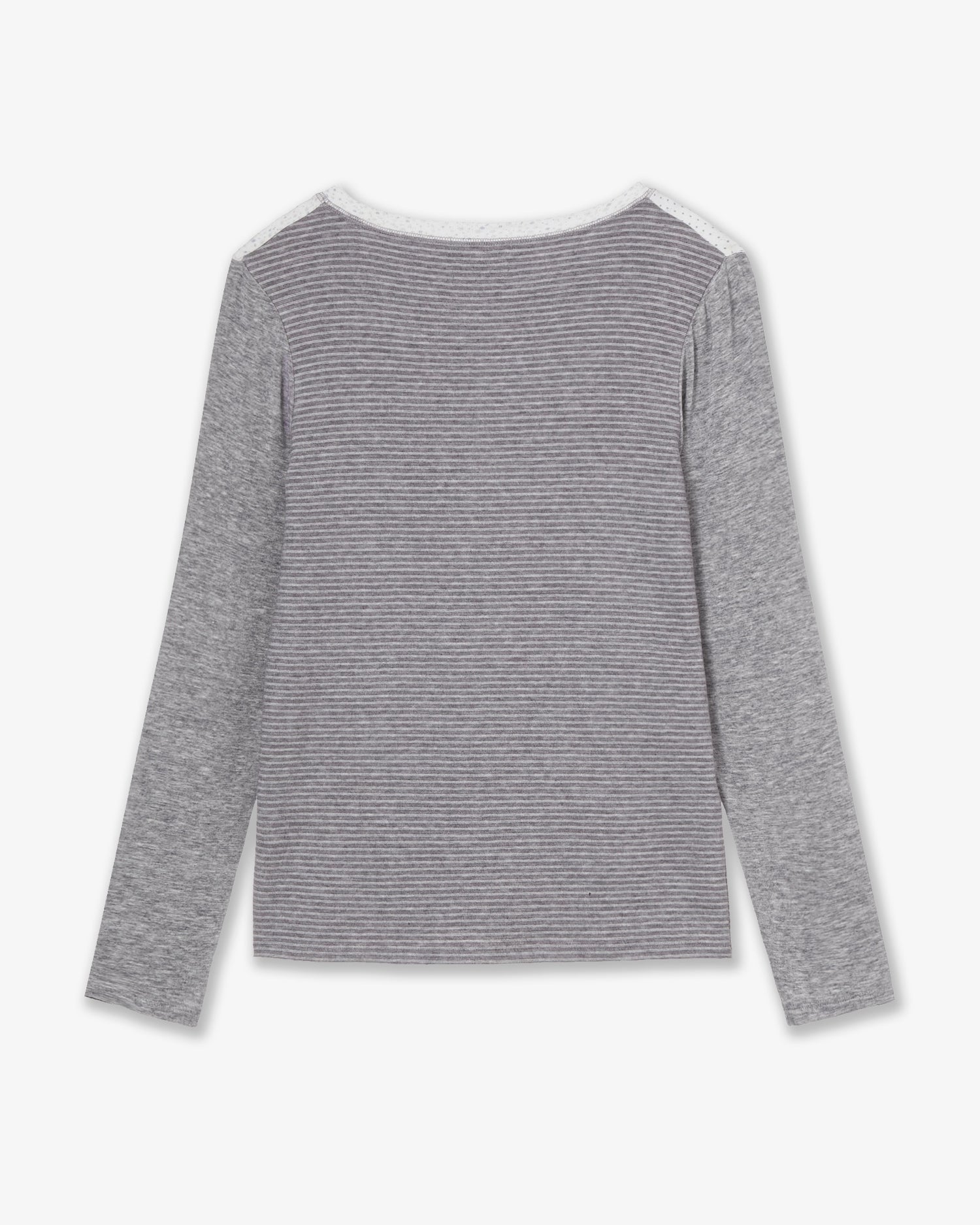PATTERN BLOCK TEE [GREY]