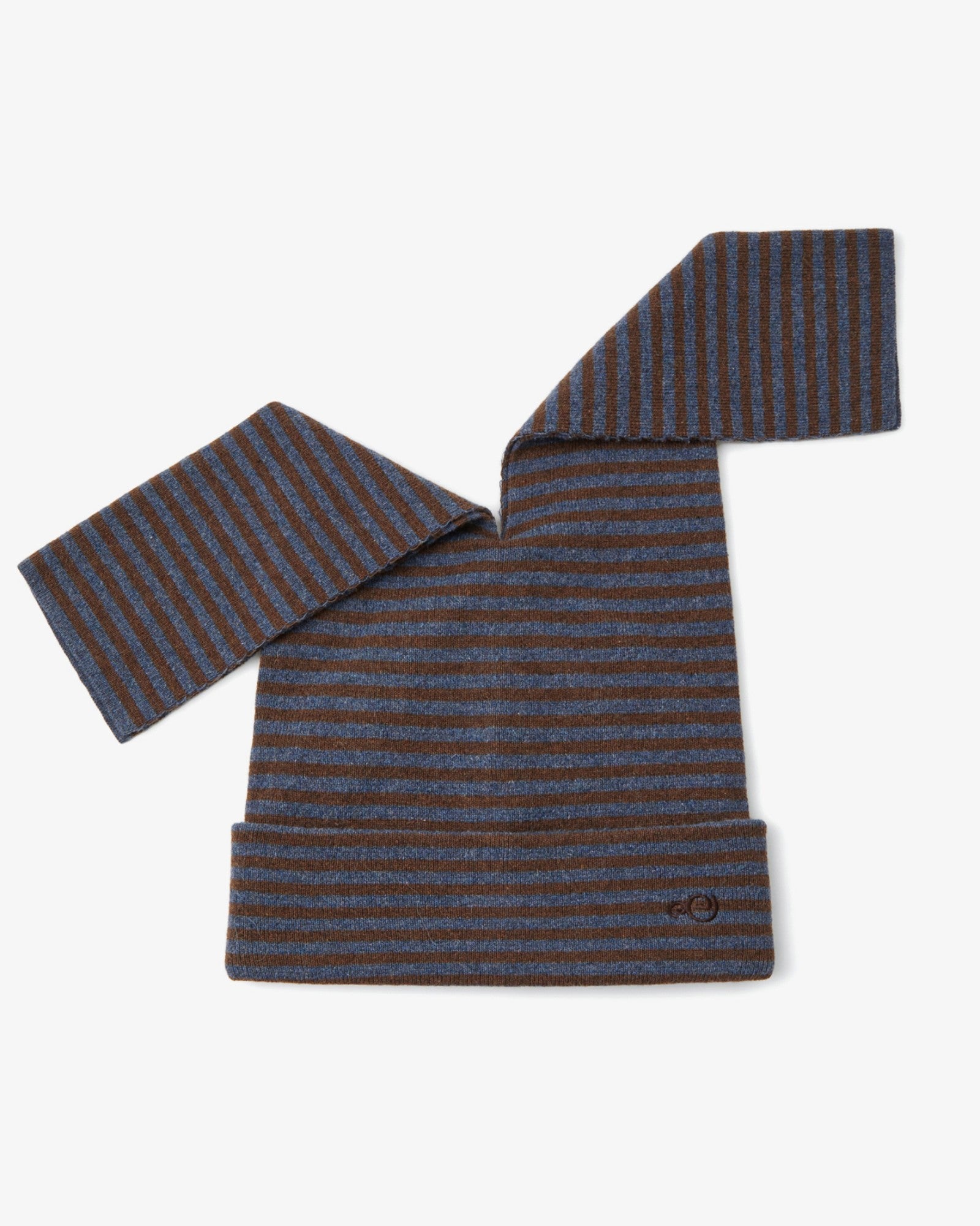 PILED LONG BEANIE [BLUE]