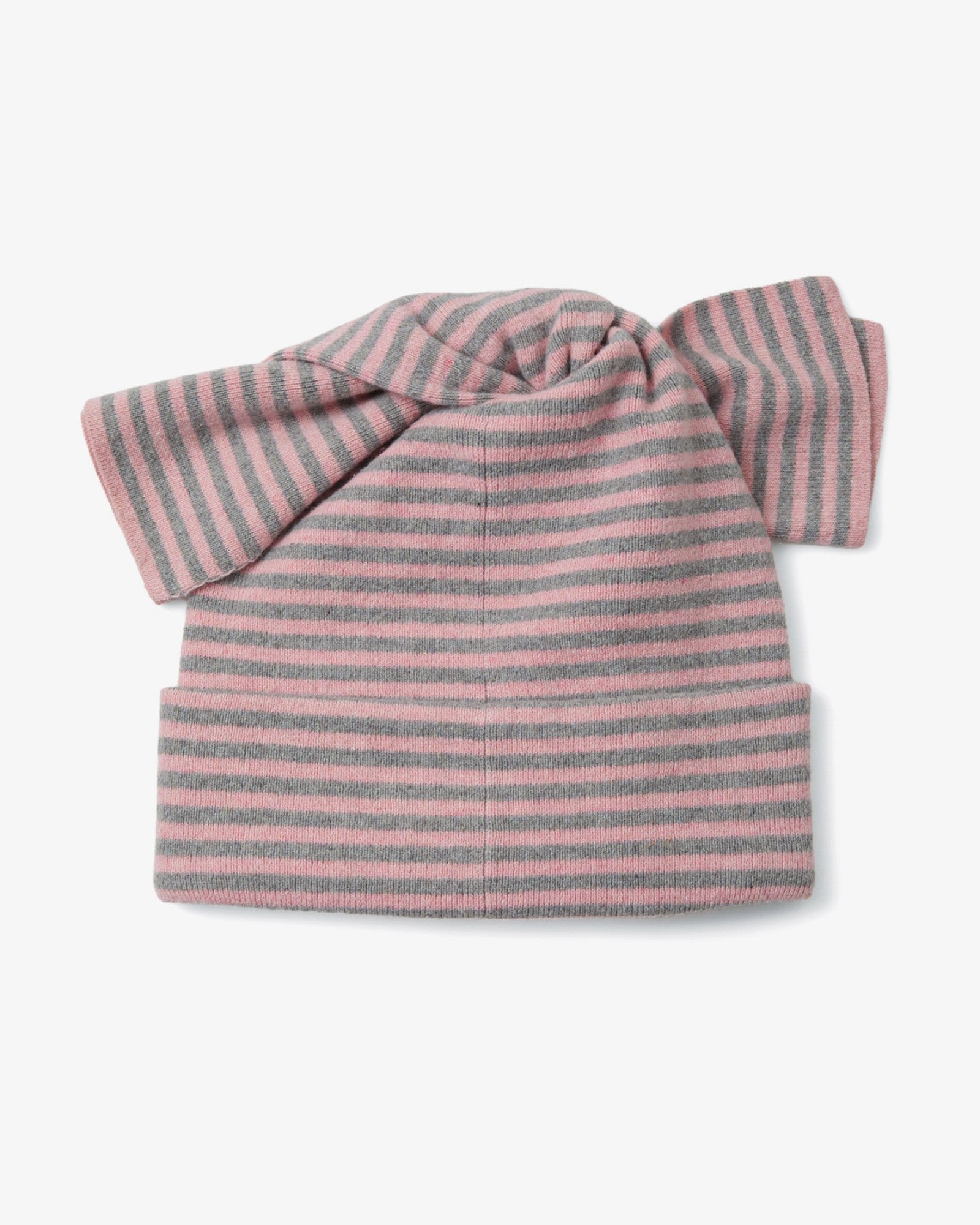 PILED LONG BEANIE [PINK]
