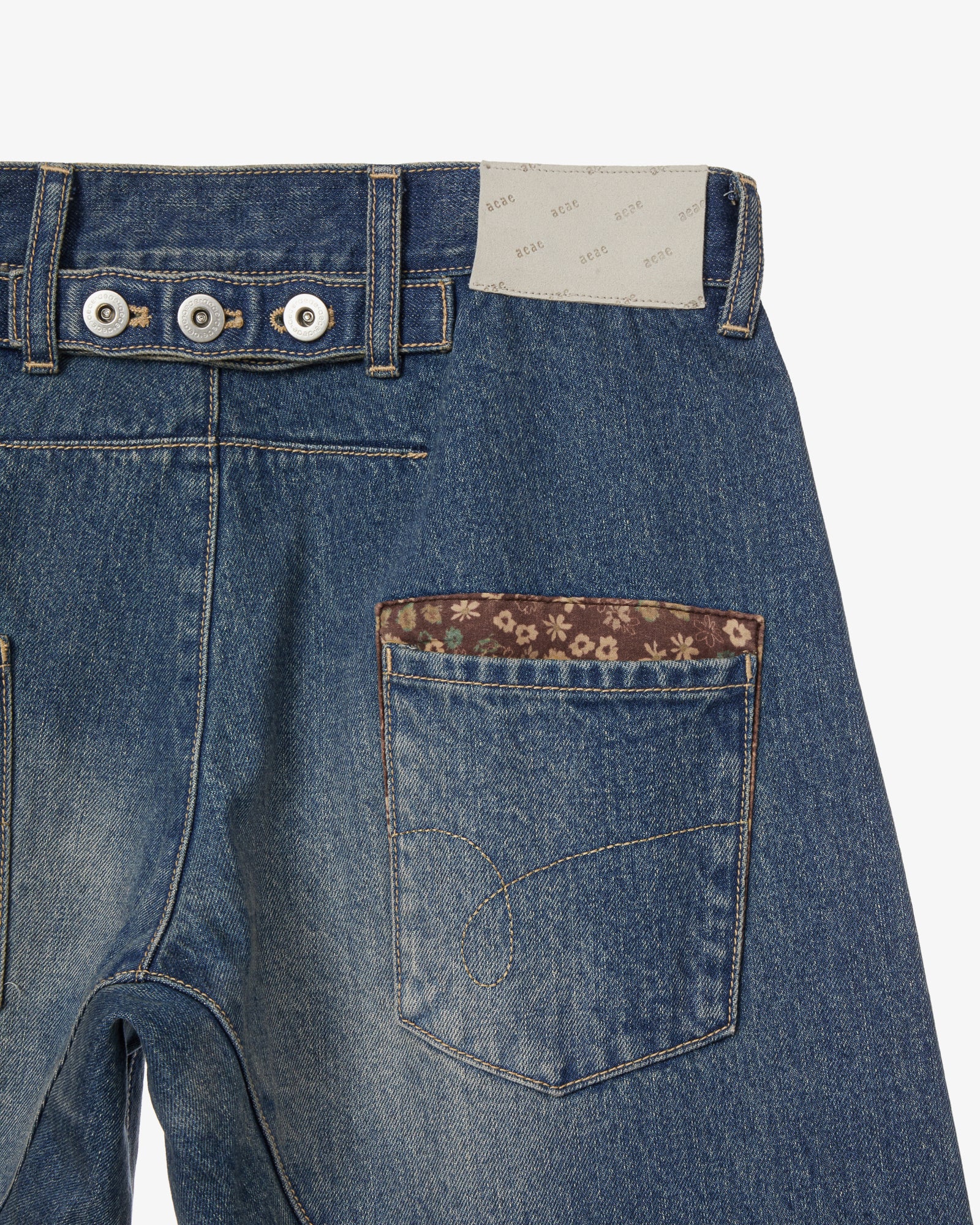 POCKET PATCHWORK ENGINEERED PANTS [LIGHT BLUE]
