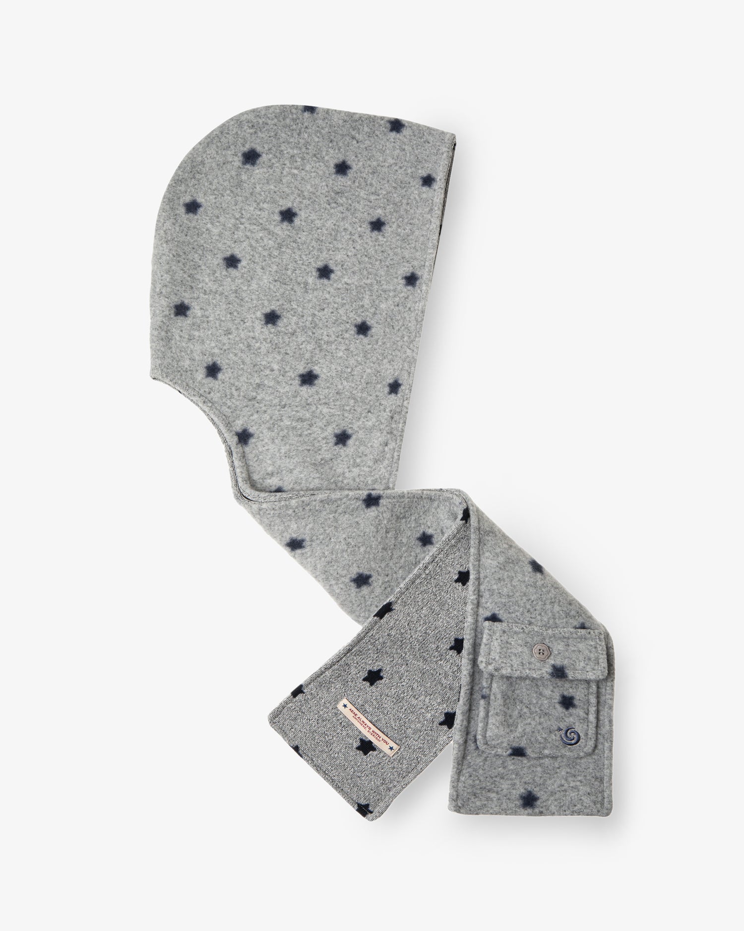POCKET HOOD MUFFLER [STAR GREY]