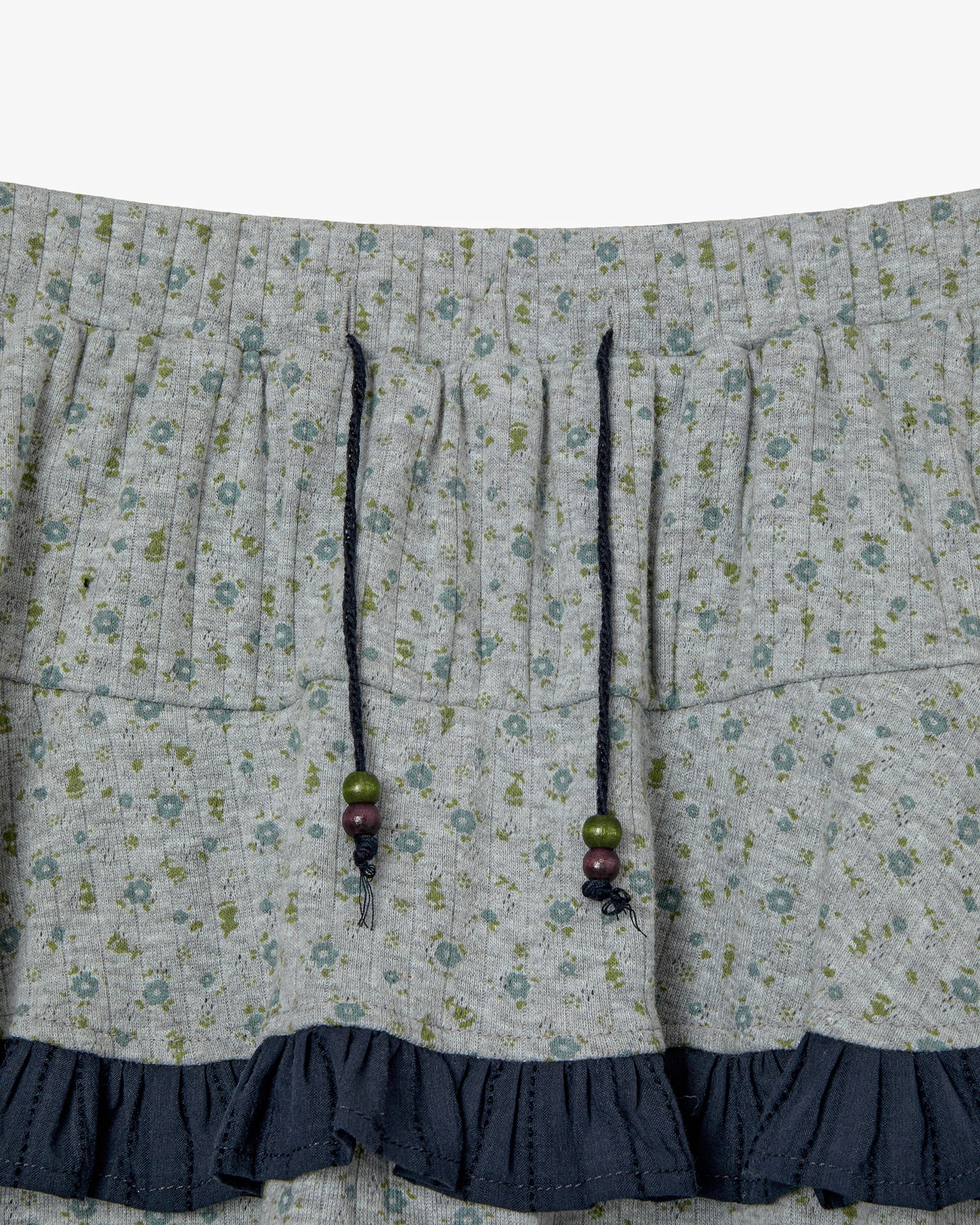 SKIRT MINI SHORTS [MELANGE GREY]