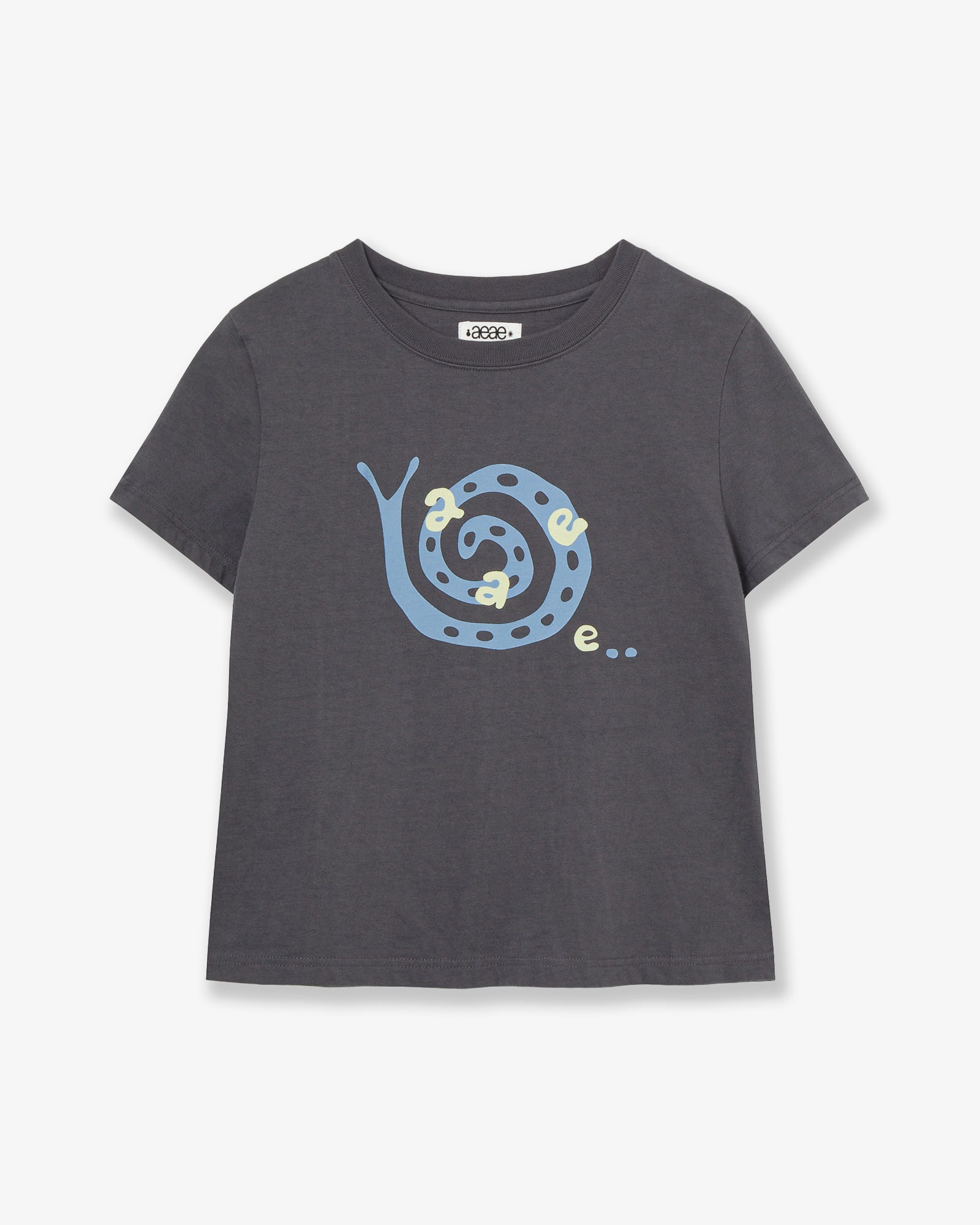 SNAIL T-SHIRTS [CHARCOAL]