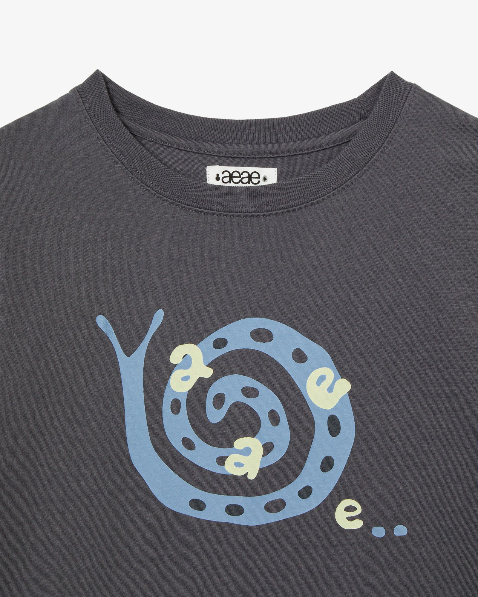 SNAIL T-SHIRTS [CHARCOAL]