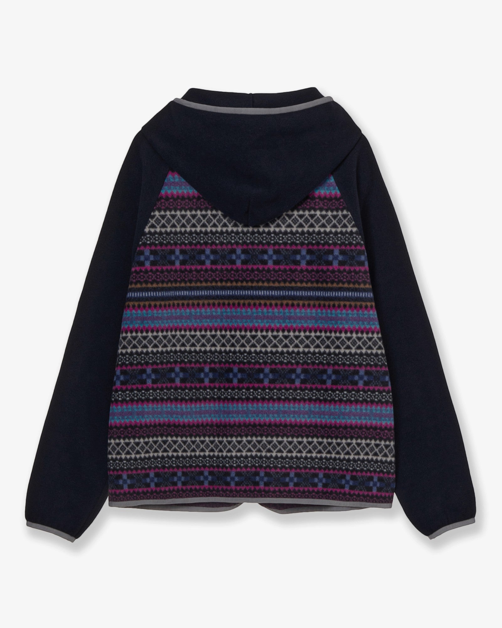 SOFT FLEECE ZIP UP HOODIE [NAVY]